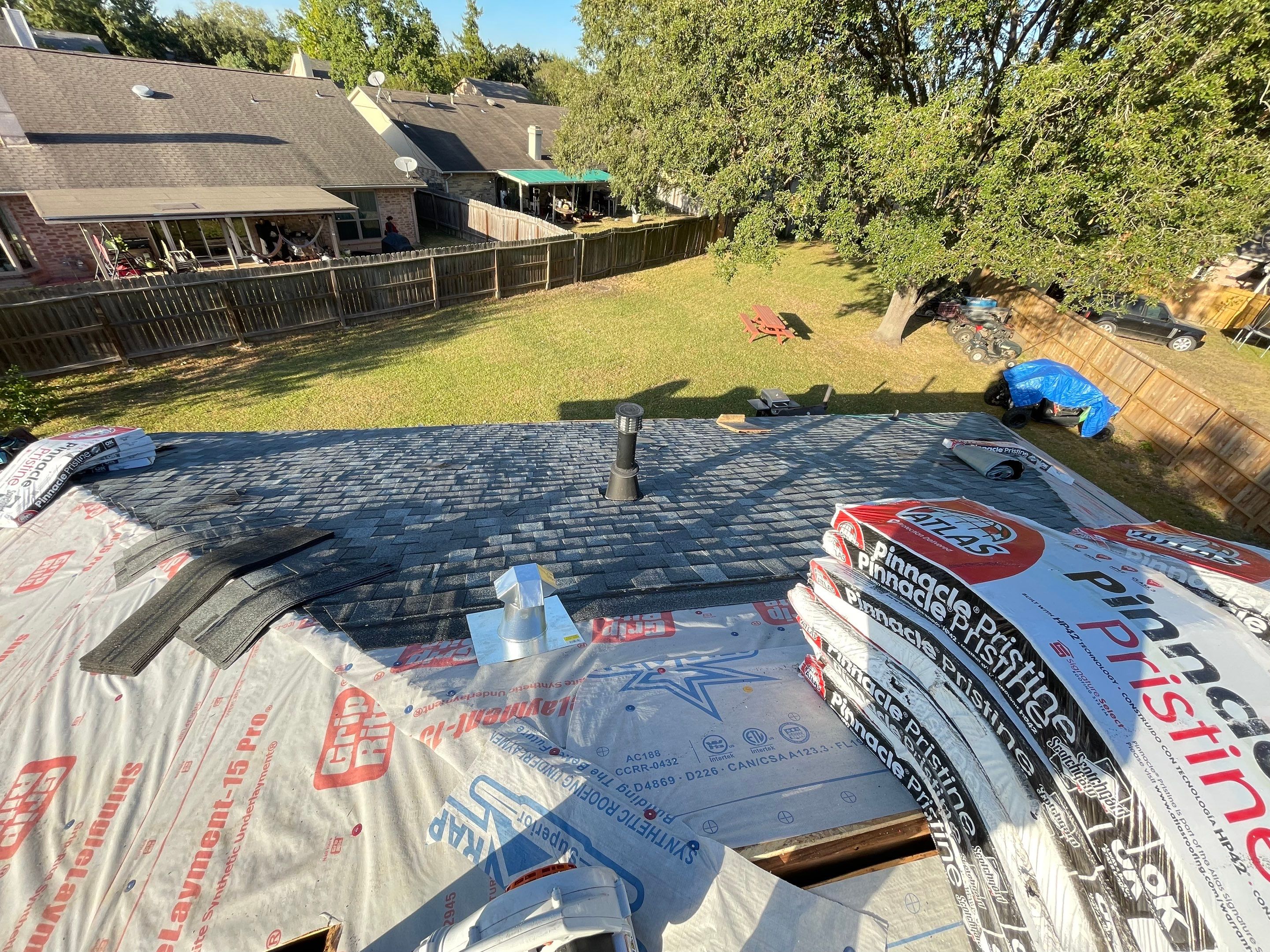 Residential Roofing Installation using Atlas Pinnacle® Pristine Pewter by CAP Roofing and Construction LLC