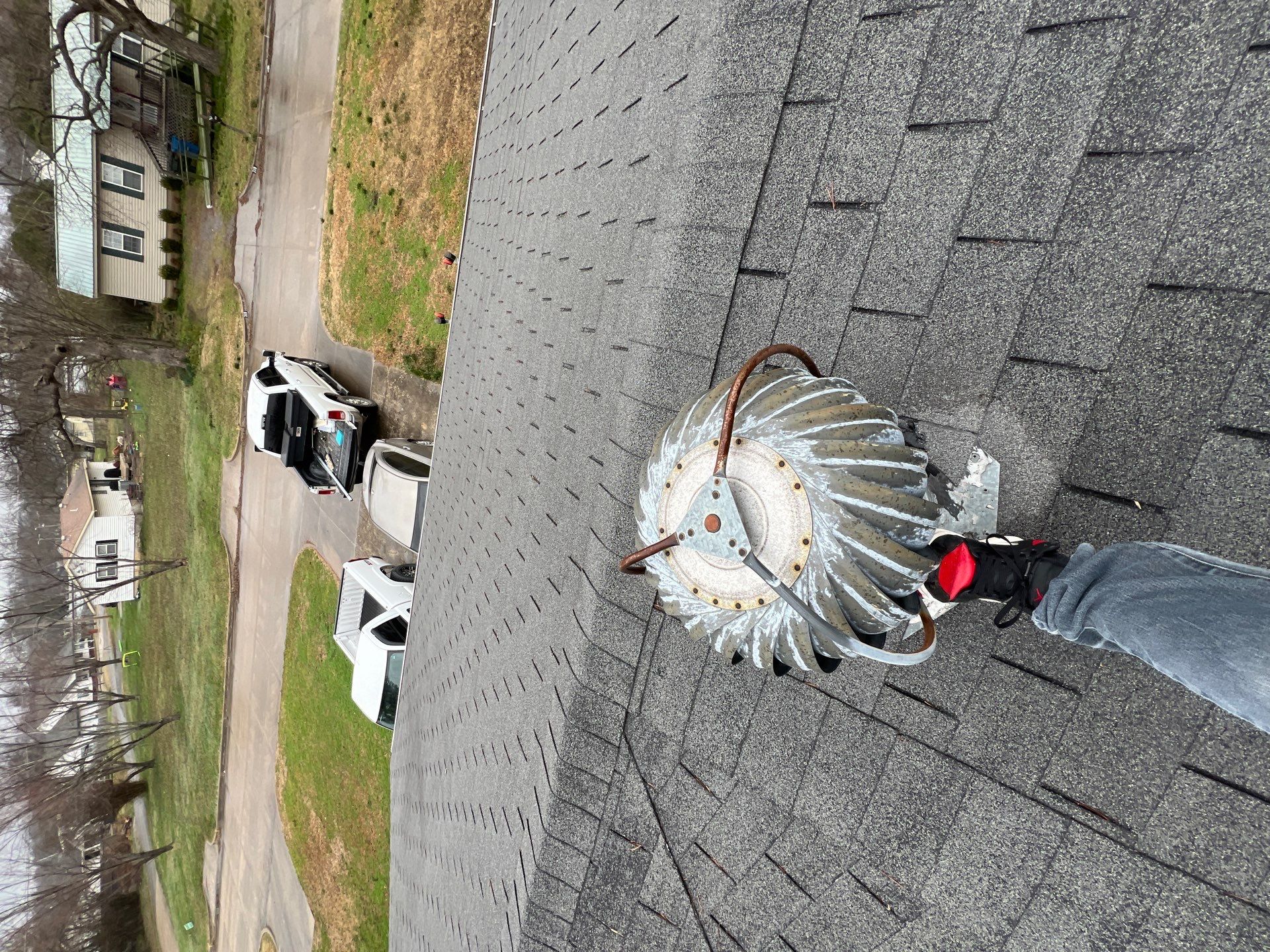 Storm damage restoration project by In & Out Construction & Remodeling, LLC