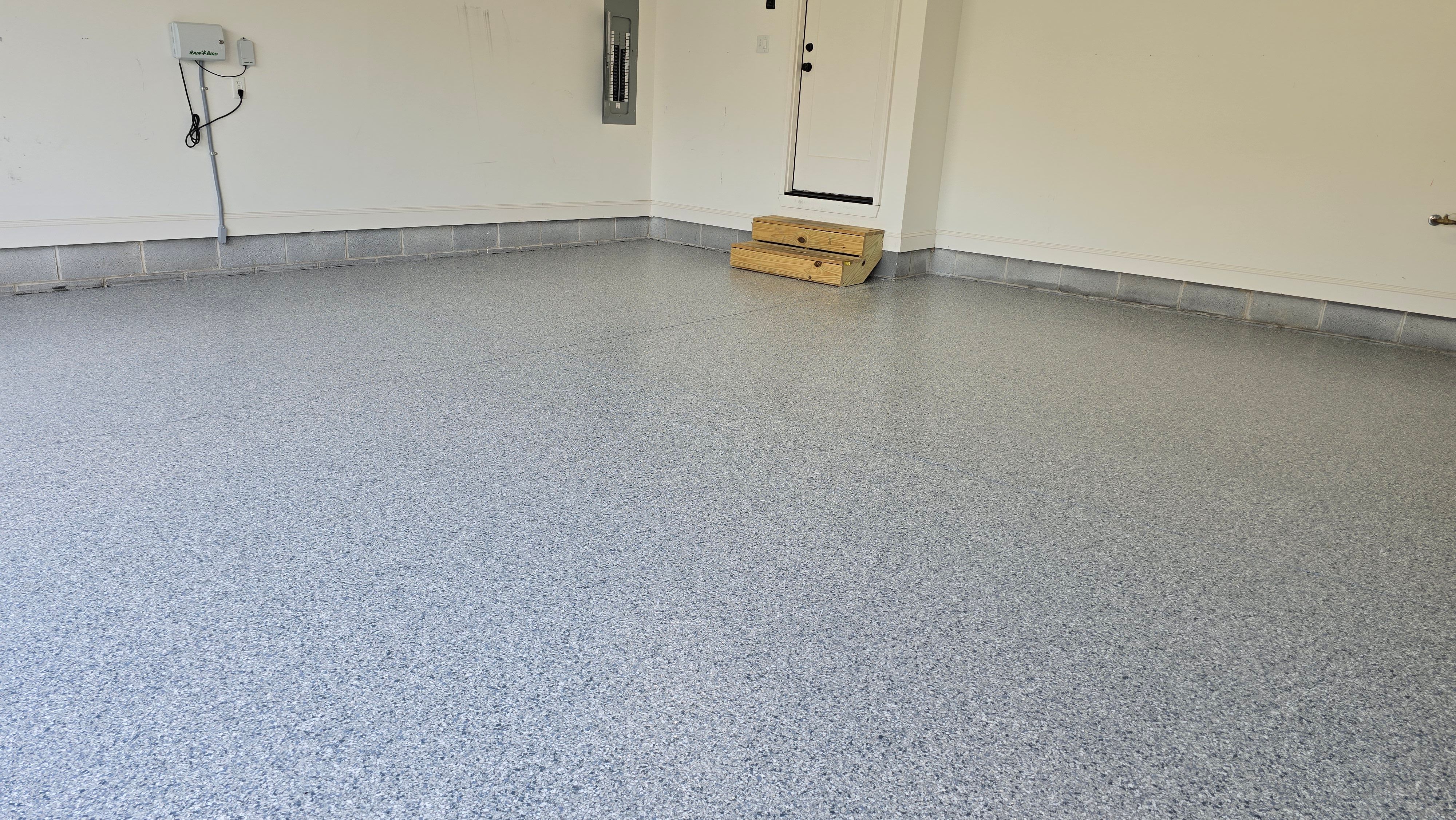 Garage using Tidal Wave by Elite Floor Solutions