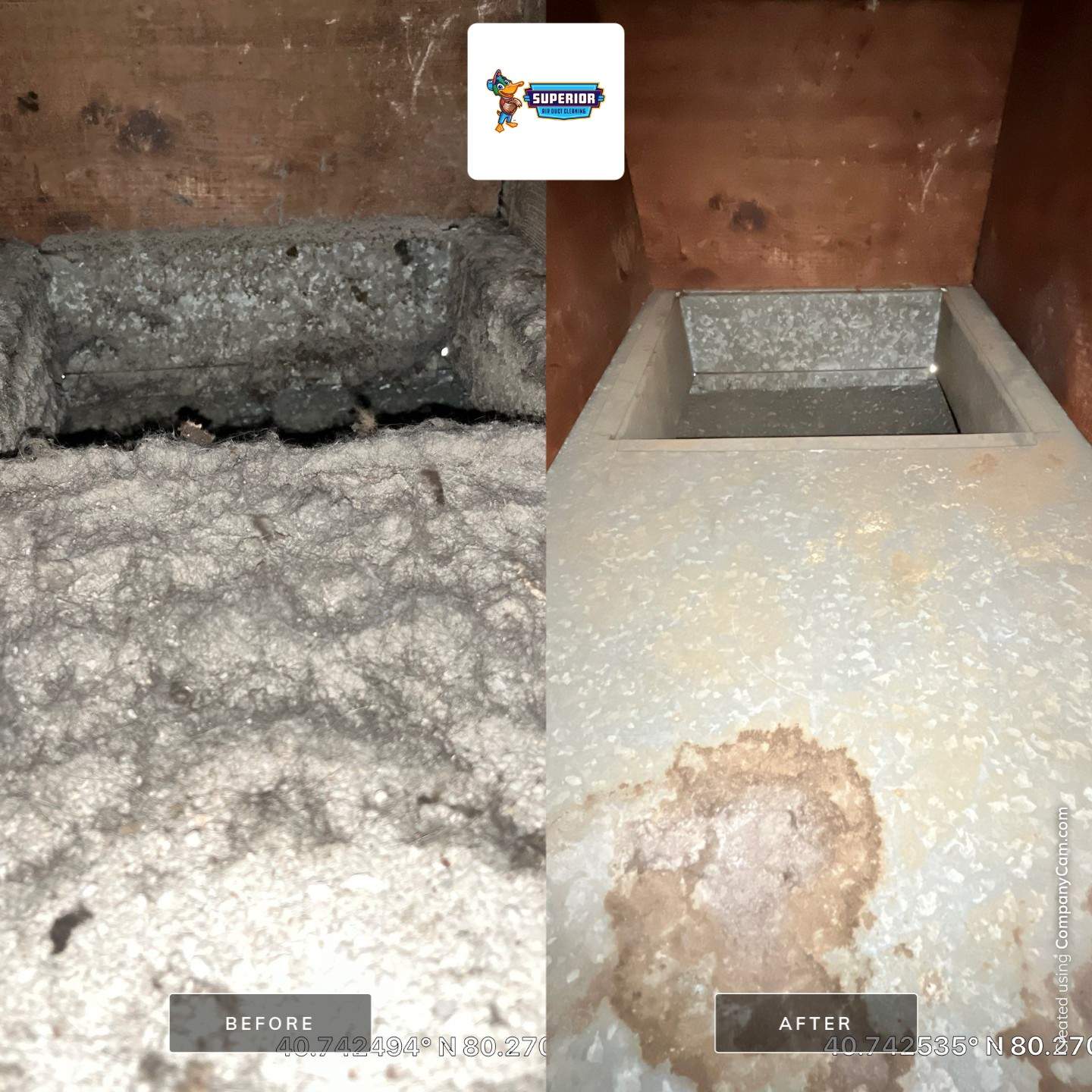 Air Duct Cleaning With a Vacuum Truck in New Brighton, PA by Superior Air Duct Cleaning