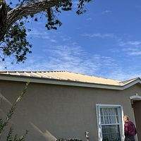 24ga 1.5" Mechanical Seam Sierra Tan by Total Roofing System The Metal Roof Experts