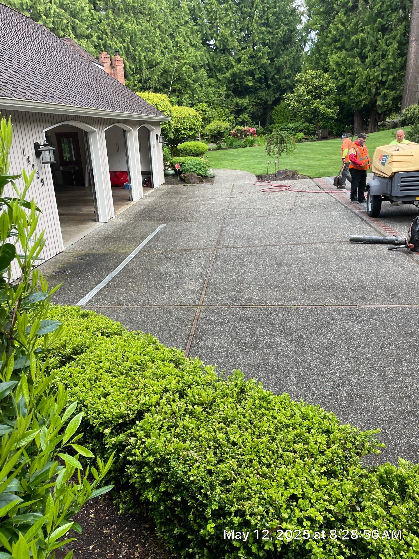 Stamped Concrete Driveway Renovation | Woodinville  by Jireh Asphalt & Concrete Inc 
