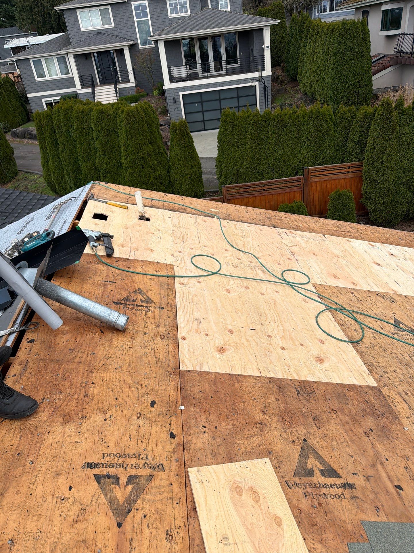 Residential Roofing Installation using GAF HDZ Shingles by Roofing Formula LLC