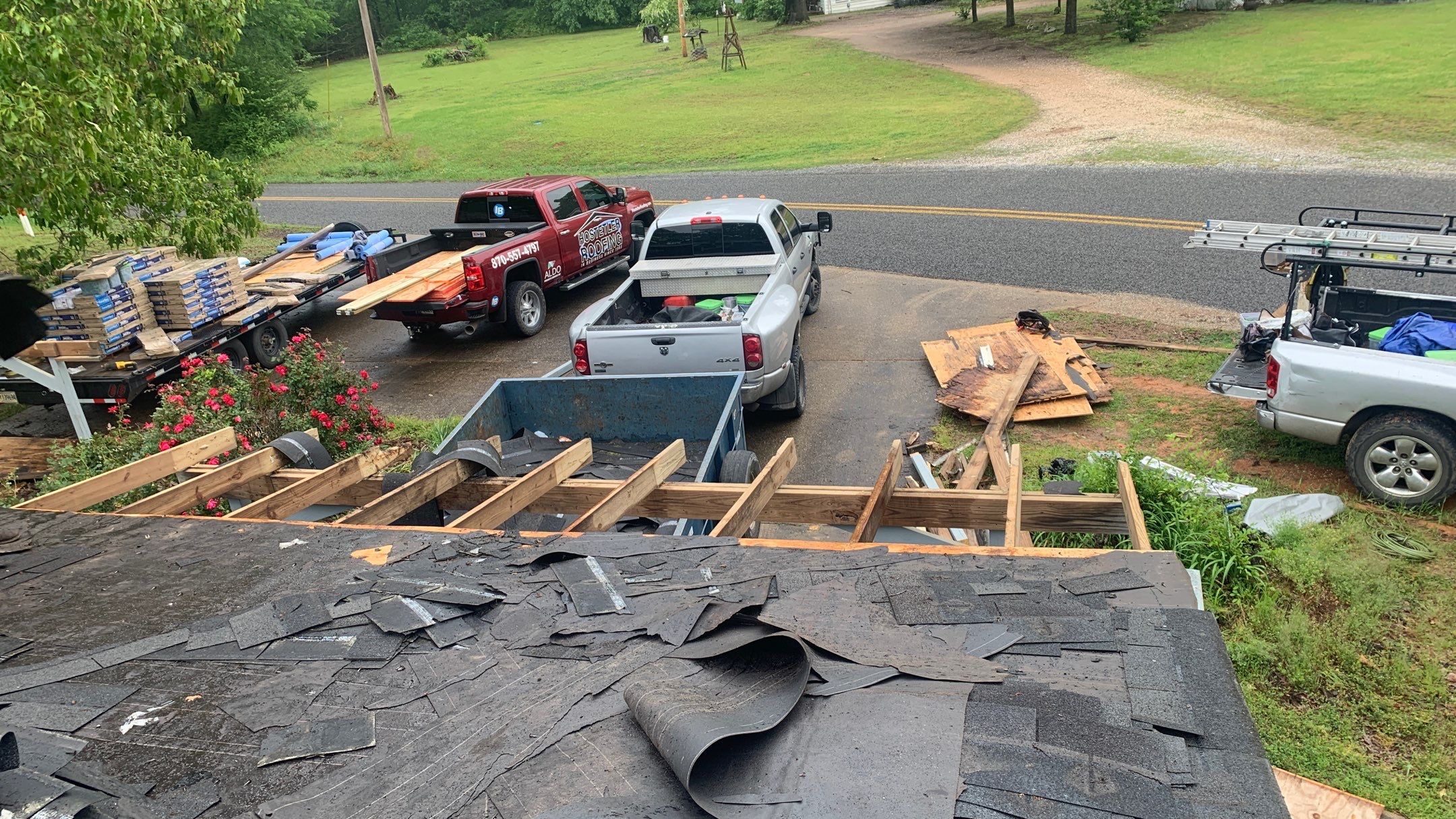 Residential Shingle Reroof using CertainTeed XT25 by Hostetler Roofing
