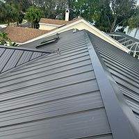 24ga 1" Nail-Strip Dark Bronze  by Total Roofing System The Metal Roof Experts