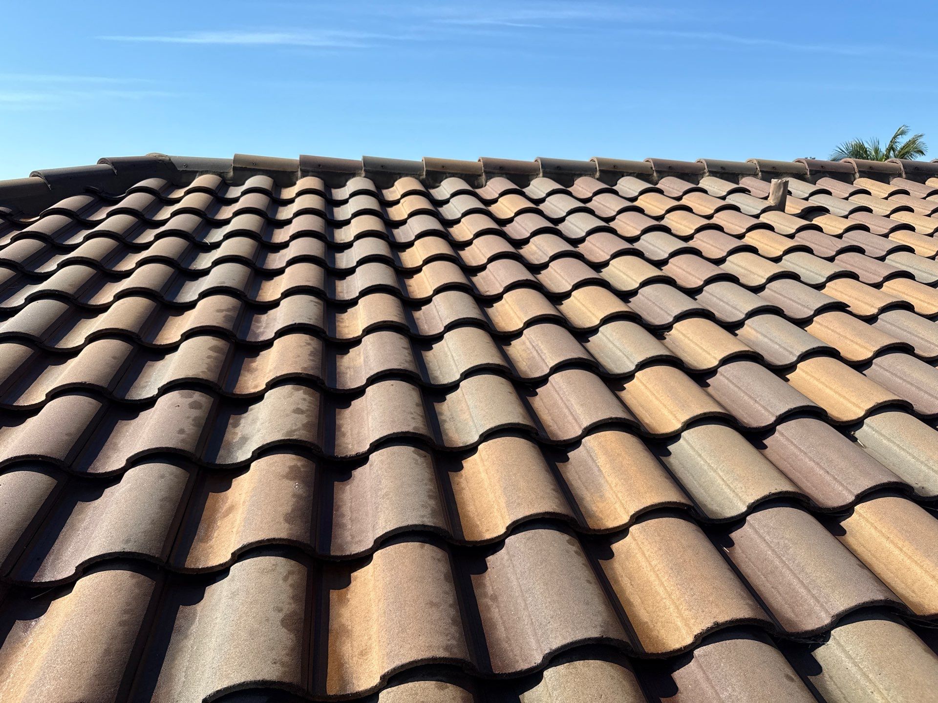 Concrete Tile Roof Cleaning in Village Green – Bradenton, FL | No Walking on Tiles! by Sunshine AquaWash