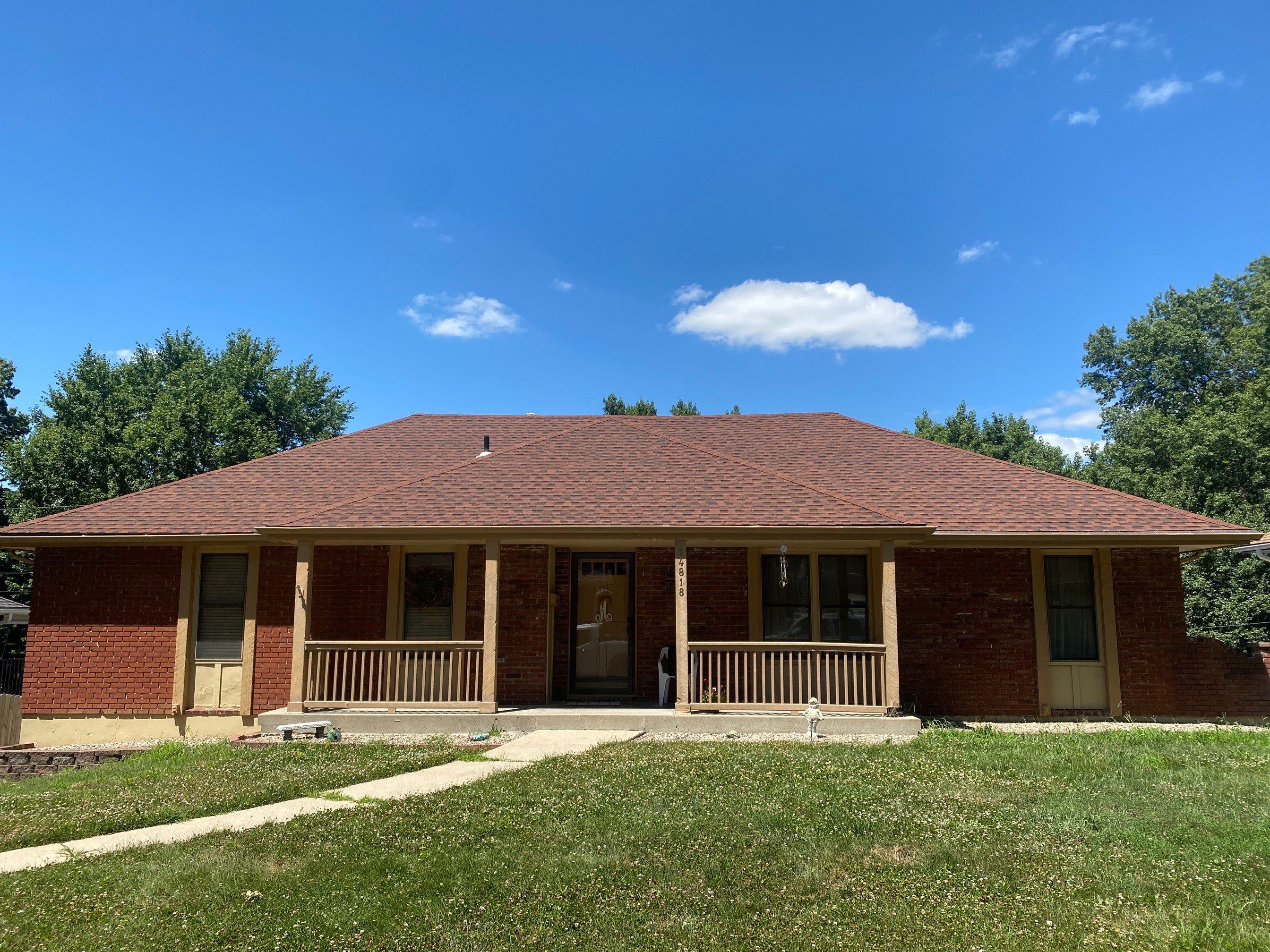 Residential Roofing Installation and adding our Premium Point  by EEC  Windows, Siding & Roofing 