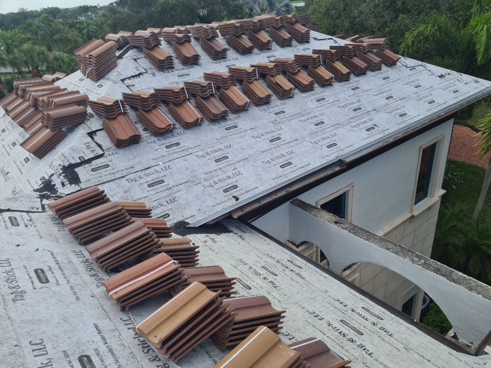 Residential Roofing Installation using Eagle Roofing Tile by BLUES BROTHERS ROOFING
