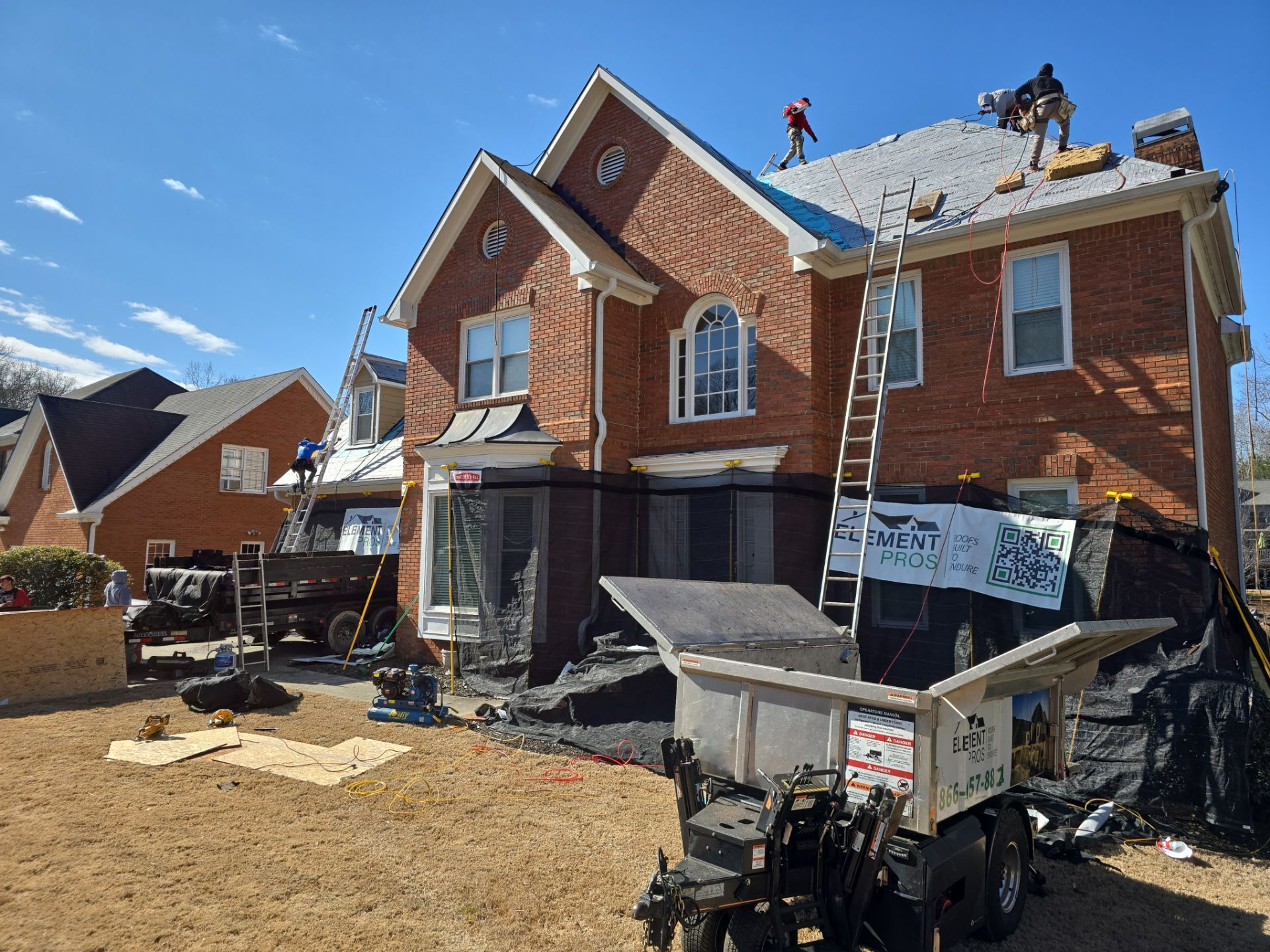 GAF Timberline HDZ in Charcoal by Element Pros Roofing, LLC