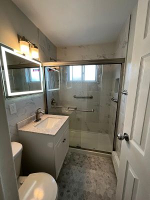 Bathroom Remodel using Tile