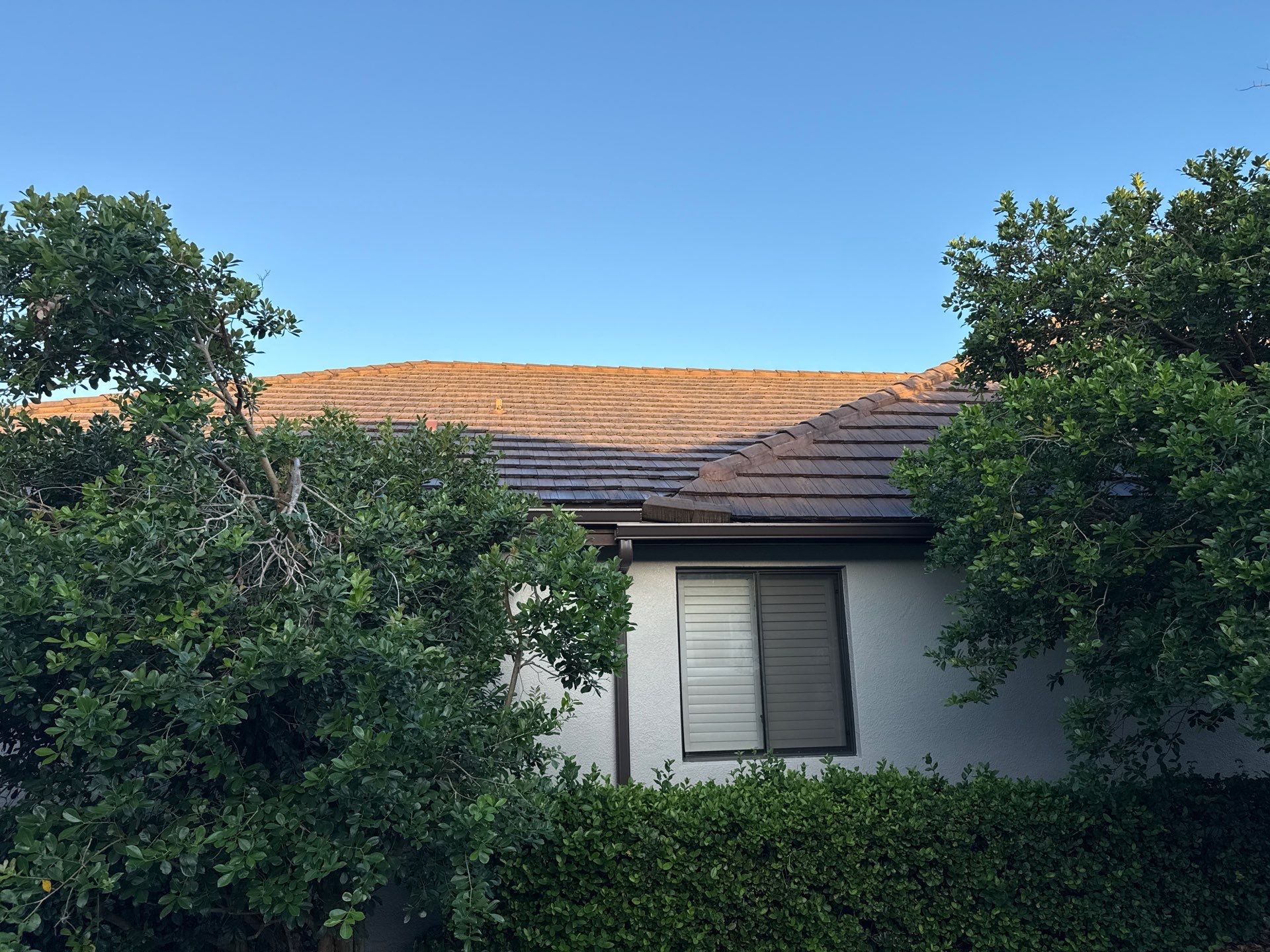 Tile Roof, Paver Pool Deck & Flowerbed Curbing Cleaning | Winding River Bradenton, FL Transformation by Sunshine AquaWash