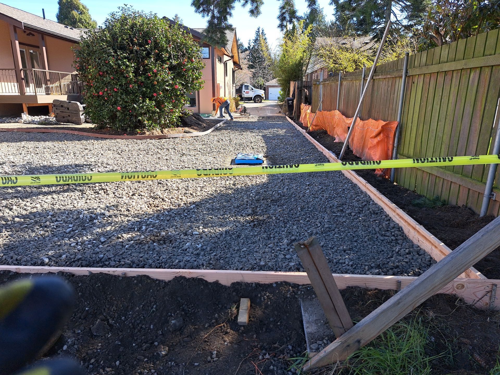 Ron | Pervious Concrete Driveway  by Jireh Asphalt & Concrete Inc 