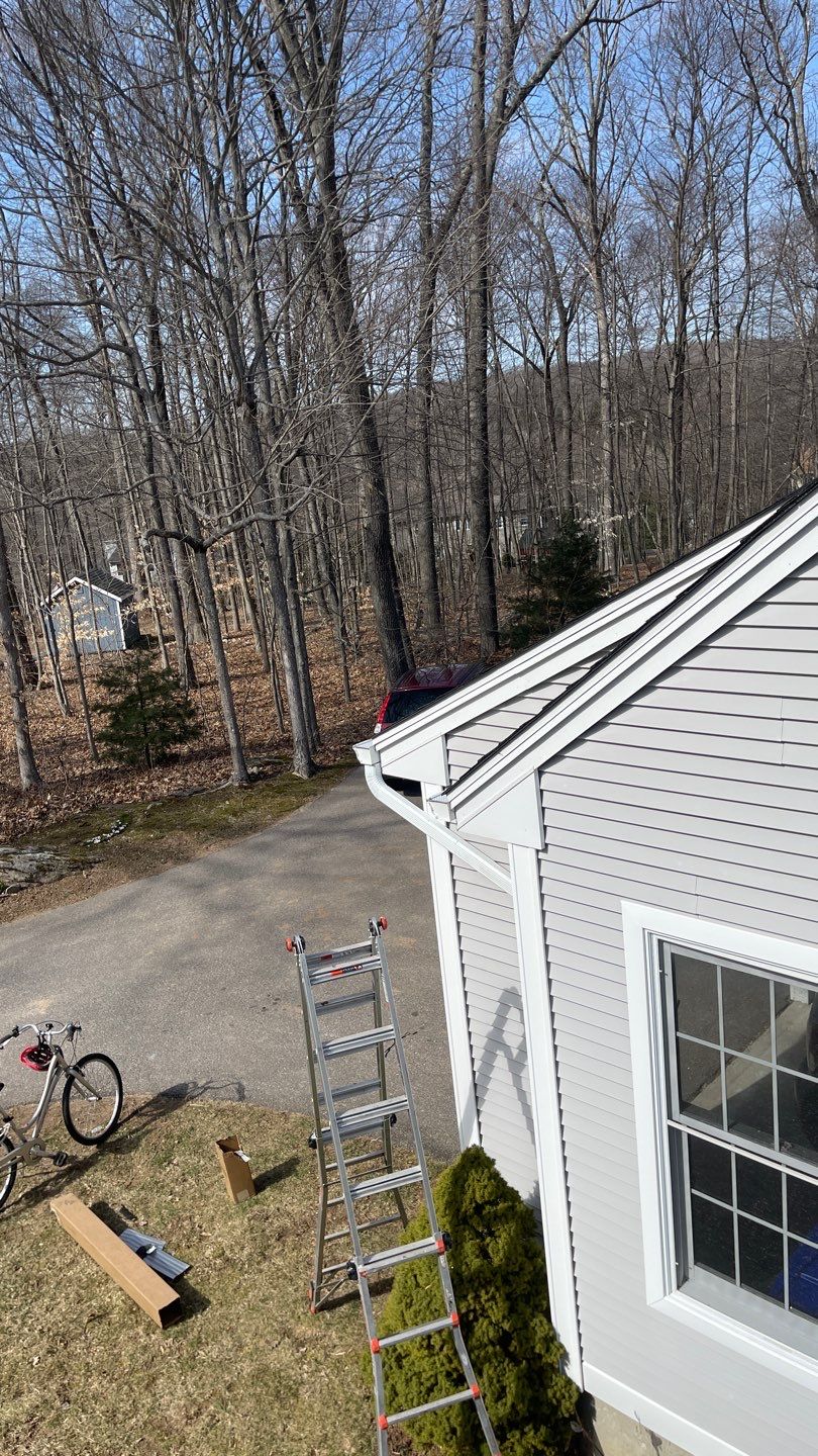 Residential Roofing Installation using Owens Corning TruDefinition Williamsburg slate by A Plus Exterior
