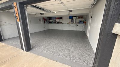 Epoxy Floor Coating for Edgerton Garage and Utility Room