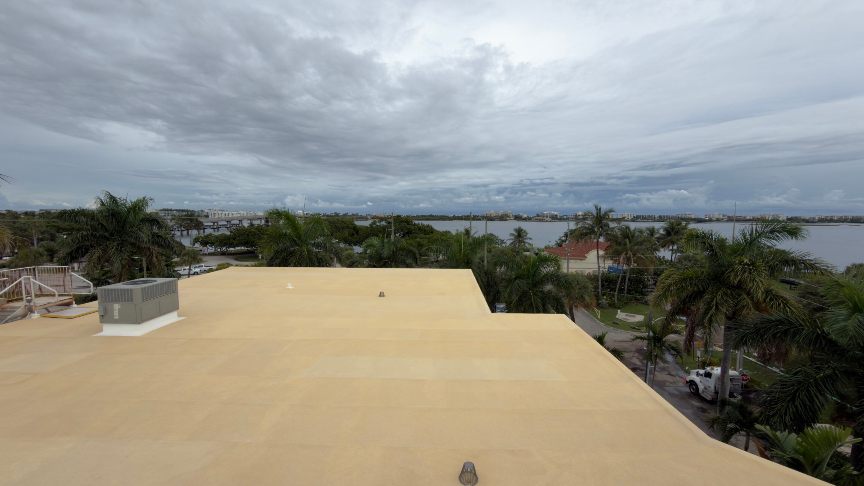 Commercial Roof Restoration for Lake Worth Beach Flat Roof Project by Roof King LLC