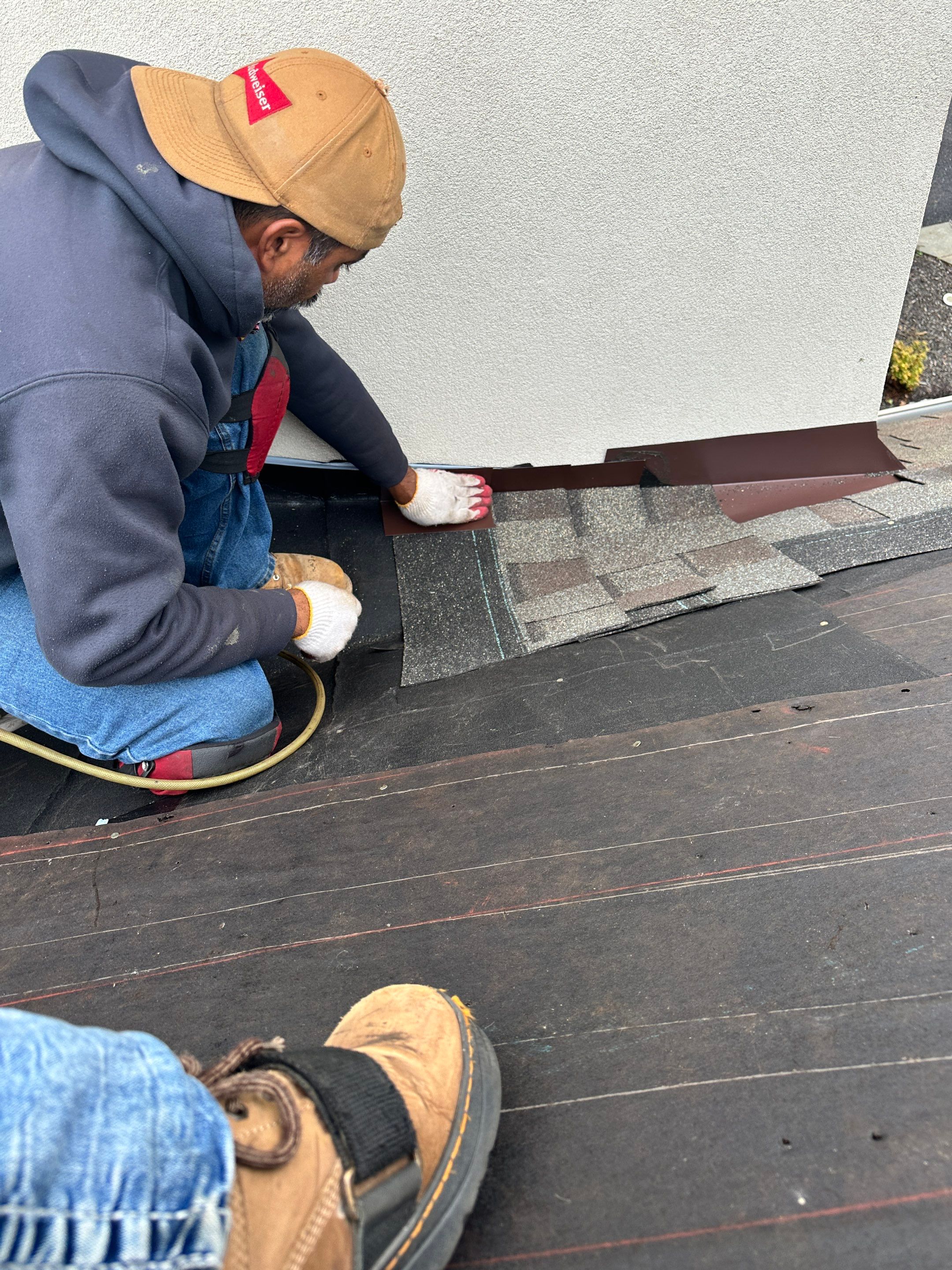 Residential Roofing Repair using CertainTeed Landmark Weathered Wood Architectural Shingles by Frederick Roof Repair