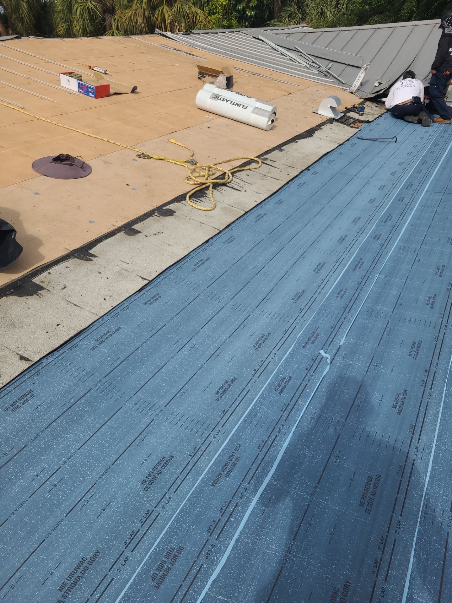Flat Roof Replacement and Fascia Repair in Margate by Aastro Roofing