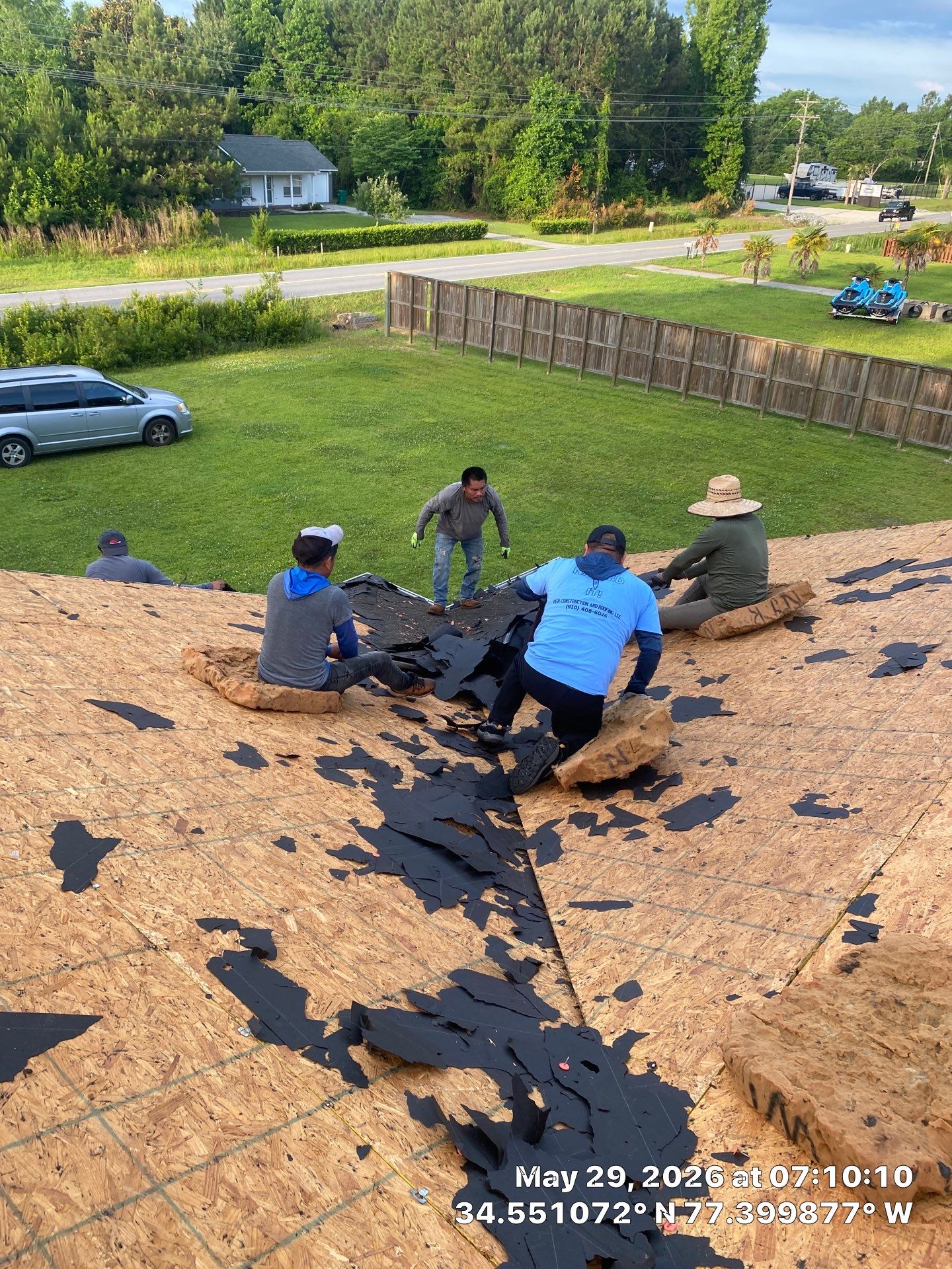 Fortified Roof Replacement in Sneads Ferry, NC using Certainteed Landmark Max Def Charcoal Black by RGR Construction and Roofing, LLC