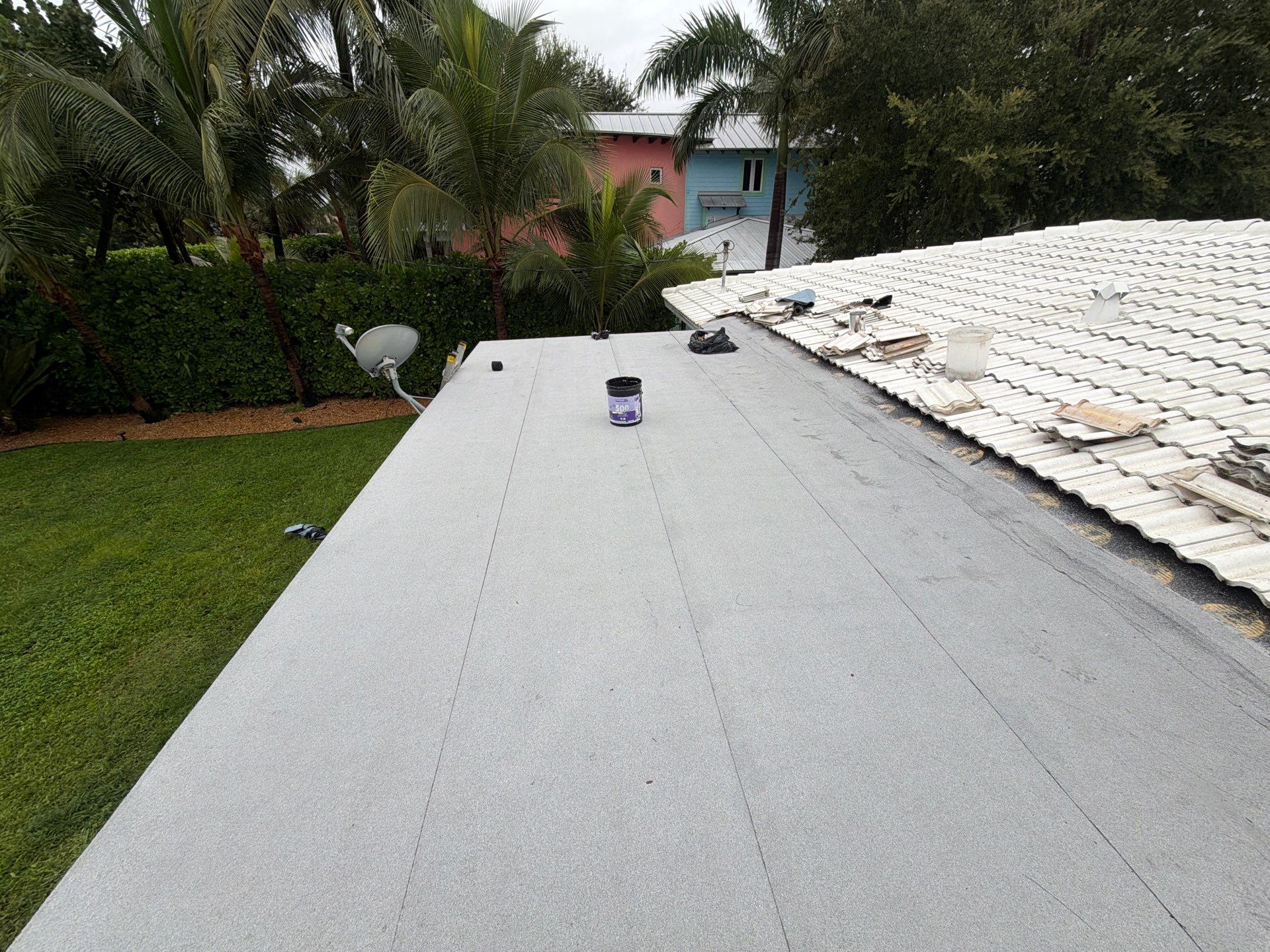 Flat Roof Replacement in Boca Raton by Aastro Roofing