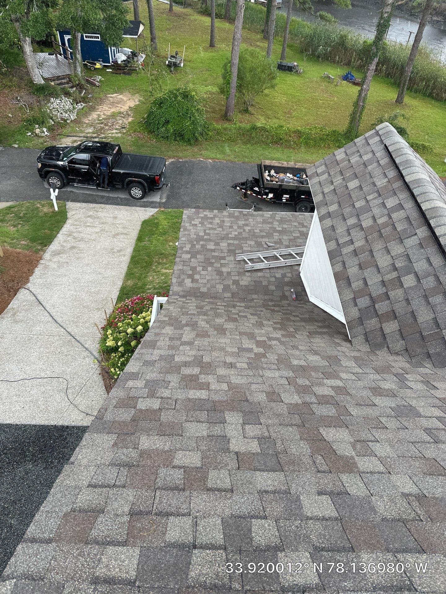 CertainTeed Landmark Weatheredwood Roof Replacement by RGR Construction and Roofing, LLC