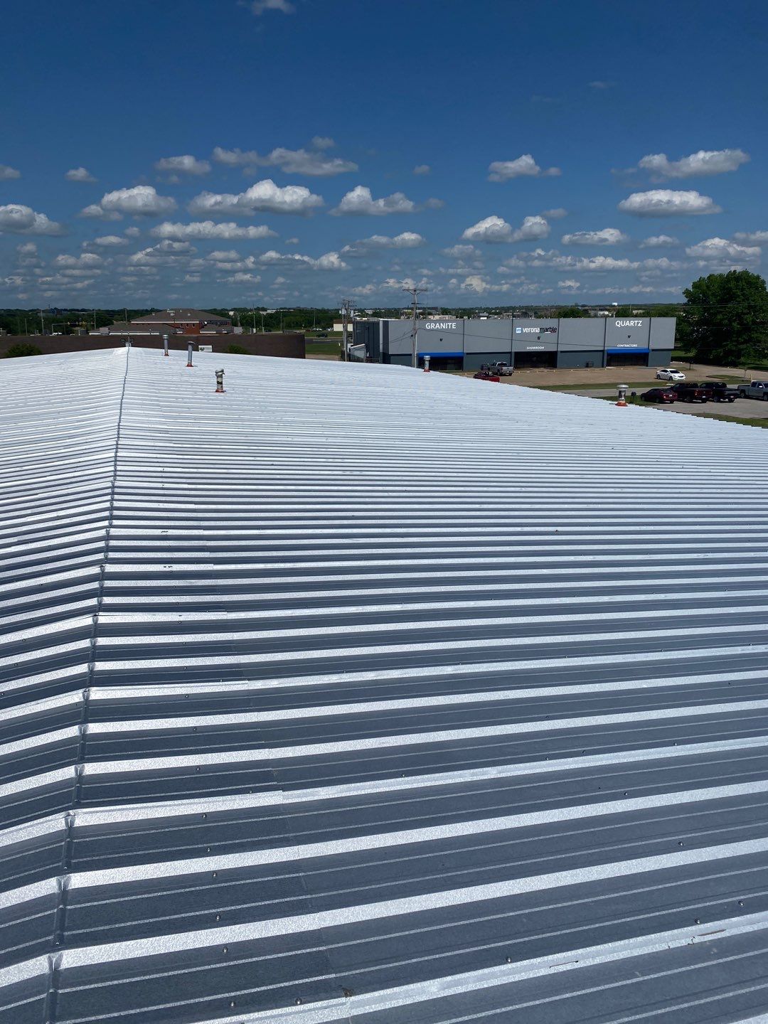Metal Roof Project in Tulsa by Decor Roofing & Restoration