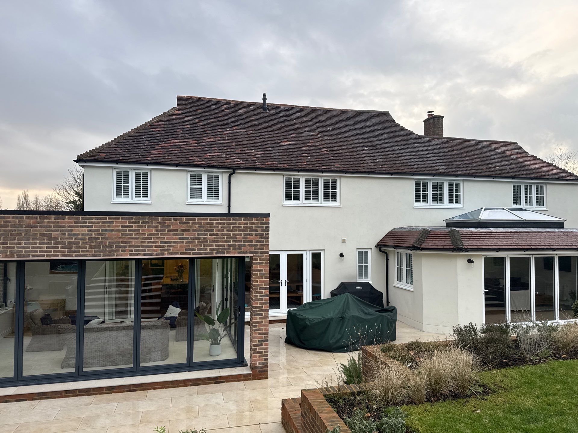Roof Clean  - Moss Removal - Gutter Clean using Honda 15lpm Low Pressure Washing Machine by Ges Exterior Cleaning ltd