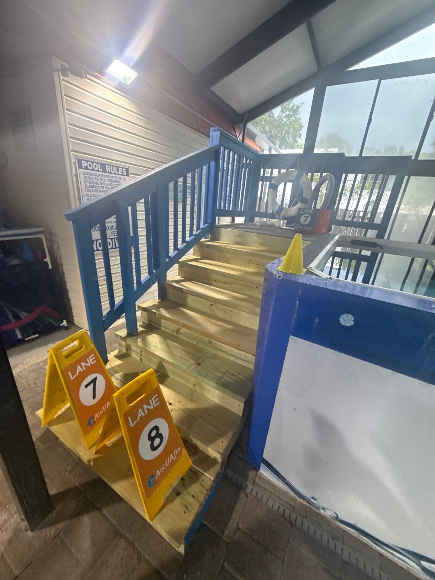 New Steps At The Swim School by Axtra Hand