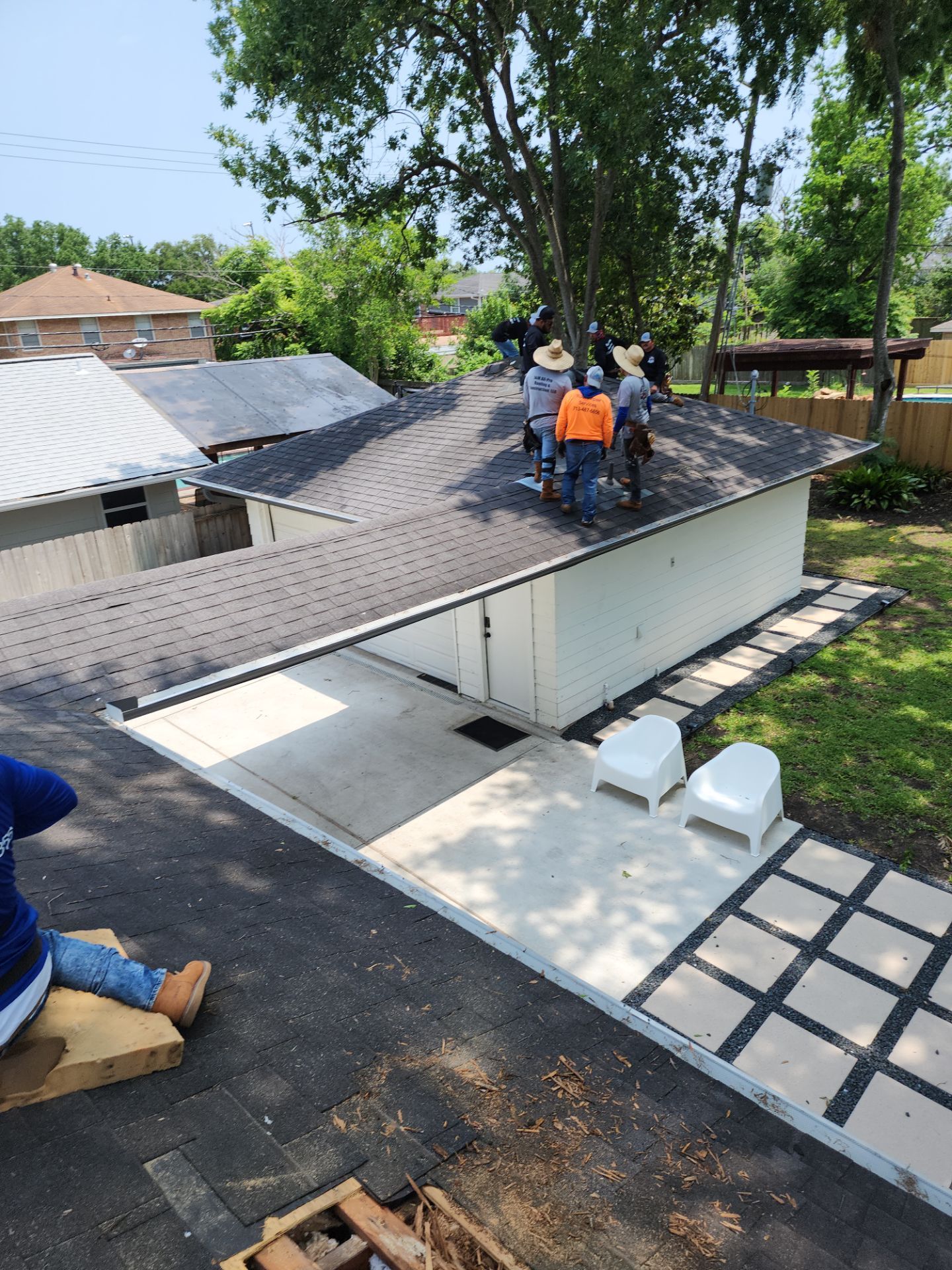 Hail Damage using Owen's Corning Duration (Lifetime) Shingles by Roof Repair Services LLC