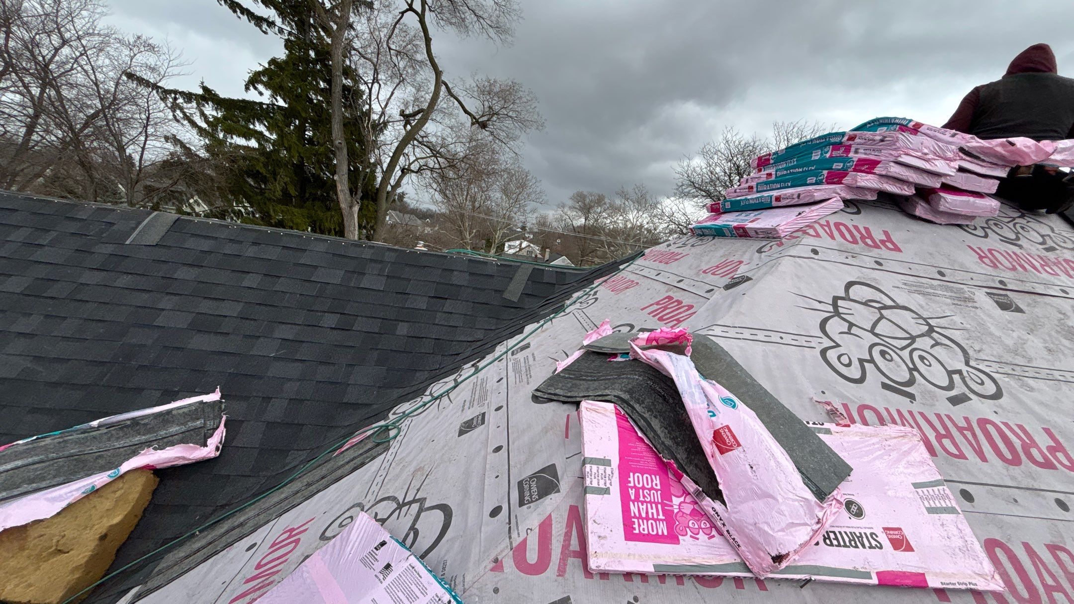 Roof Replacement using Owens Corning Duration Flex by 180 Contractors