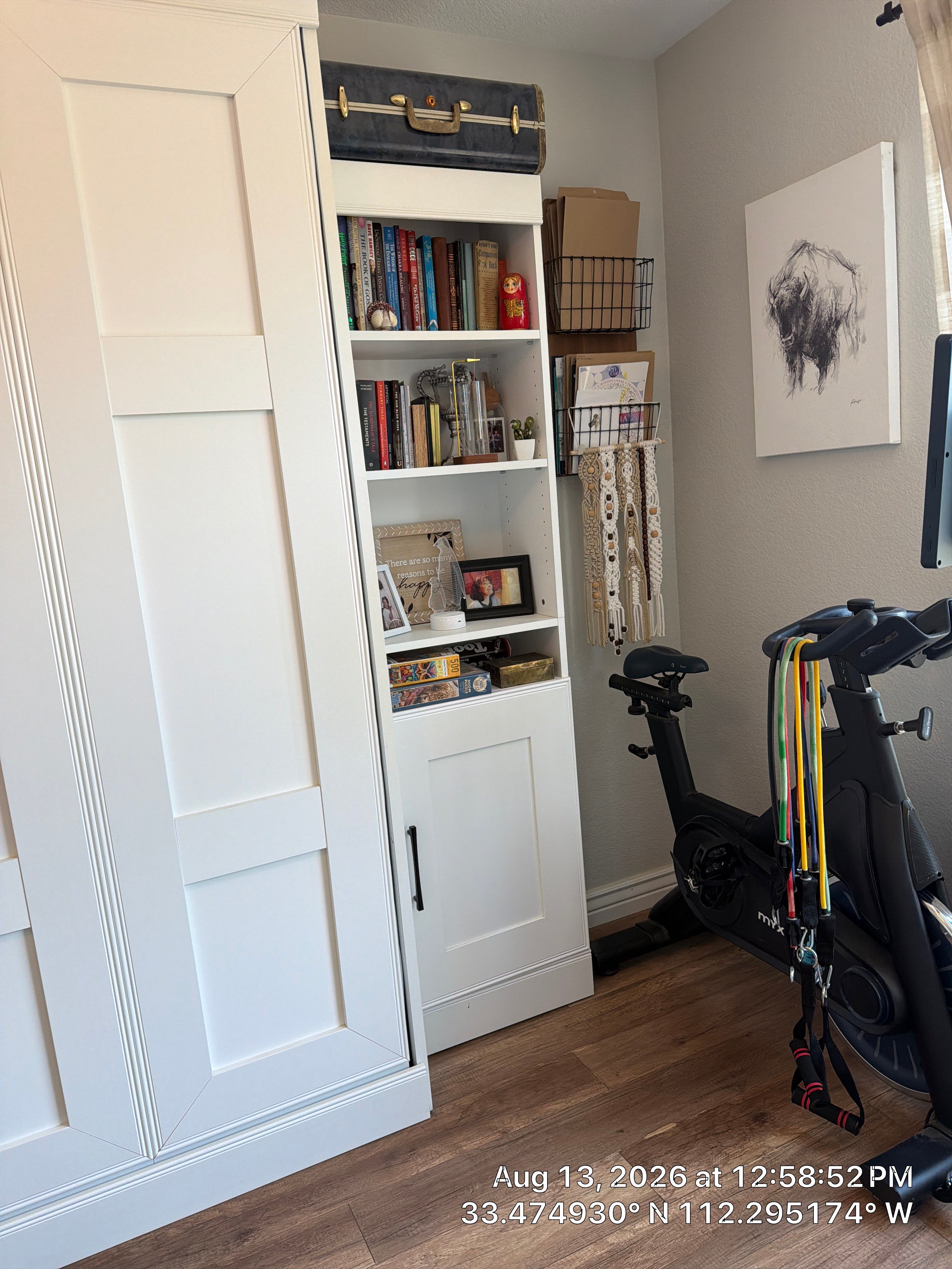Custom Murphy Bed and Home Office Cabinetry Installation in Avondale by CompanyCam Sales Demo
