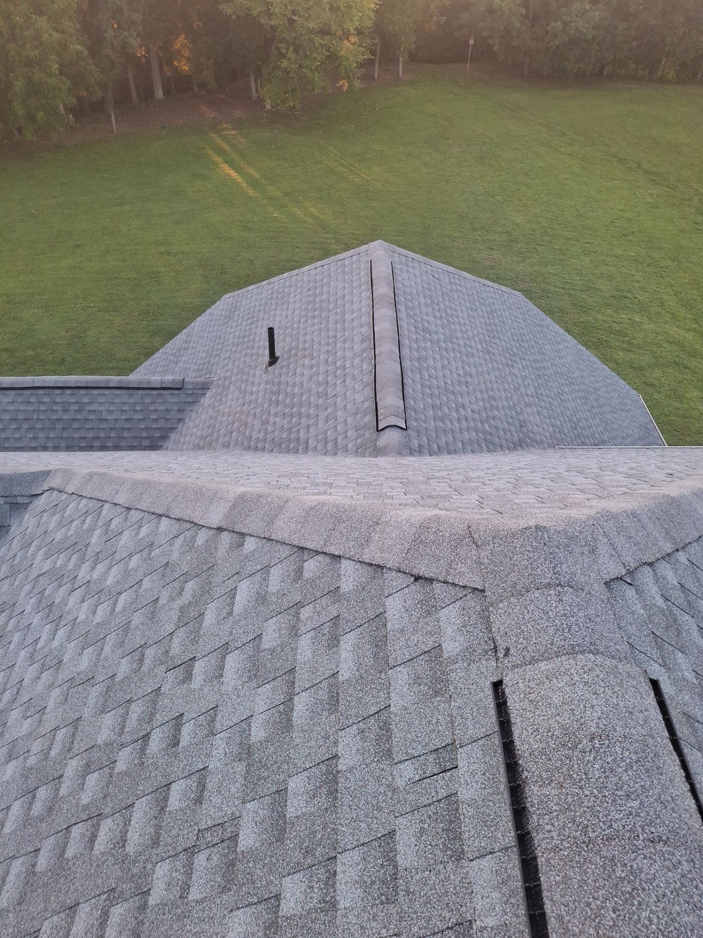 Residential Roofing Installation using GAF Timberline HDZ Oyster Grey by Rainstoppers Roofing