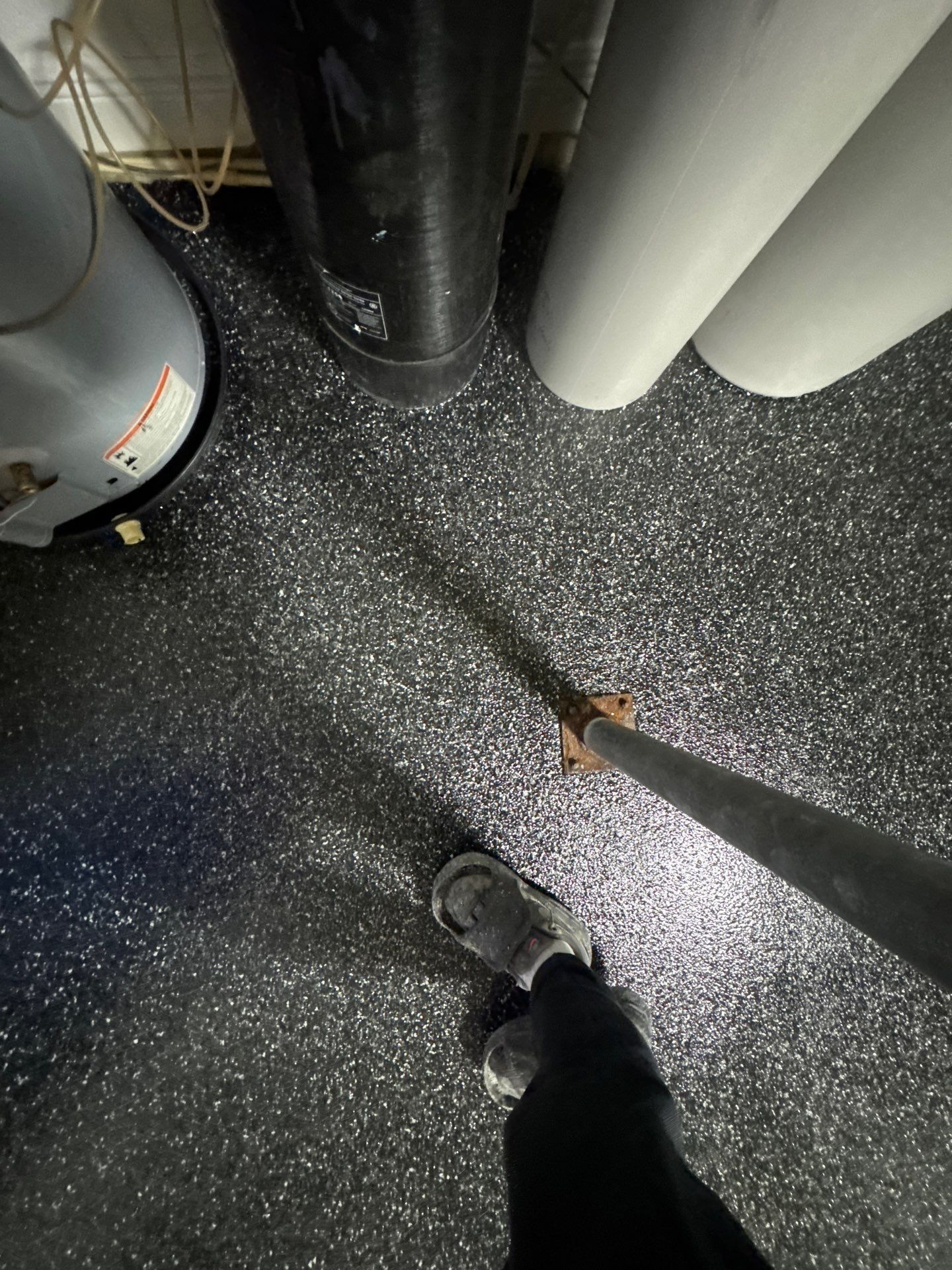 Carbon Flake Garage Floor Coating by Performance Floors & Coating