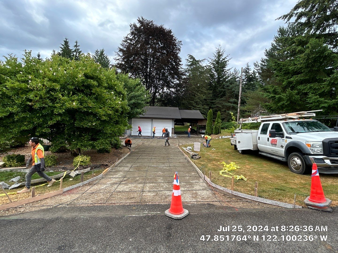 Rodd | Concrete Driveway Extentension by Jireh Asphalt & Concrete Inc 