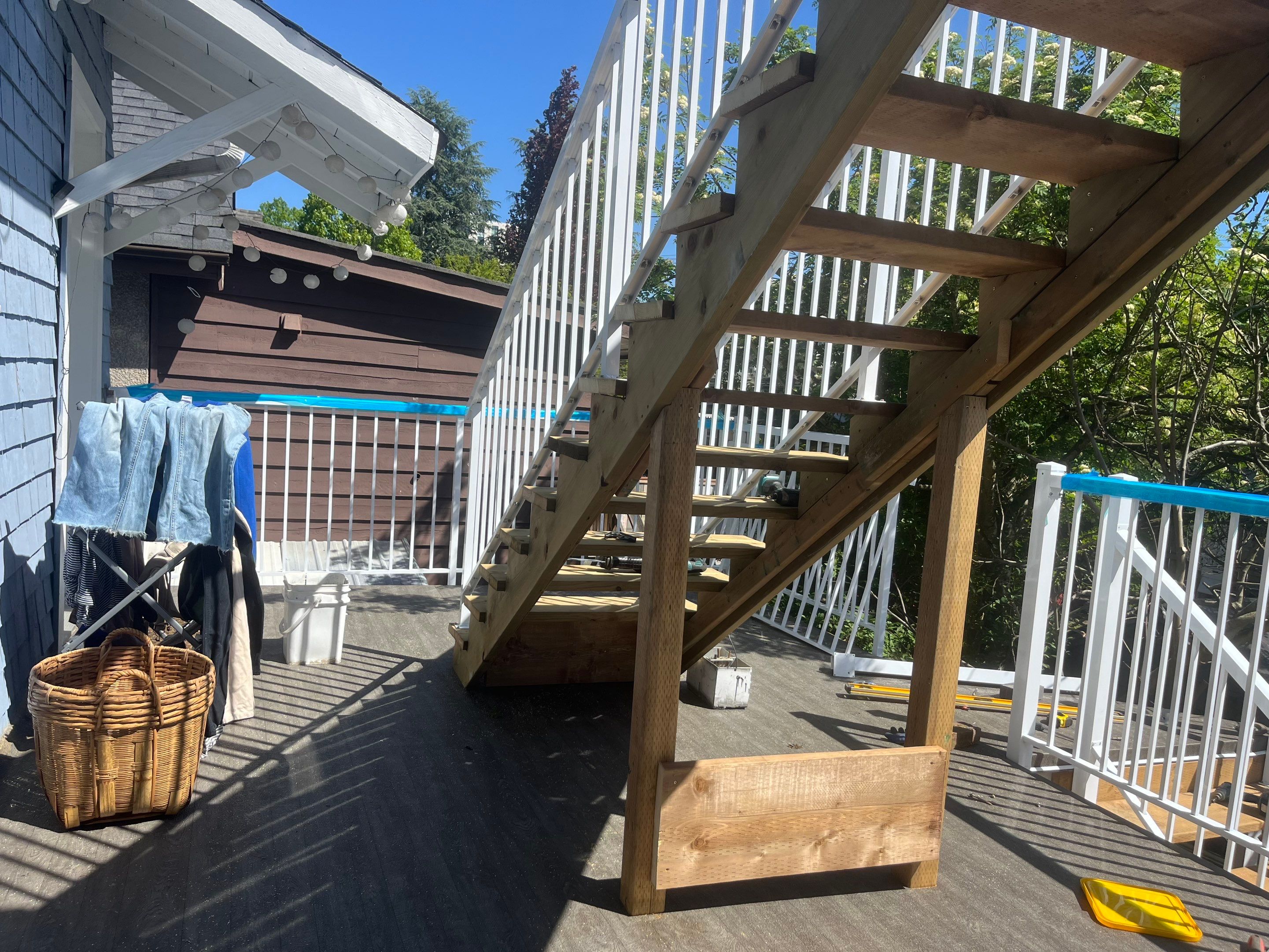 New Deck & New Set Of Stairs by YVR Construction Group