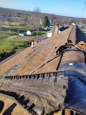 Residential Roofing Installation using Owen Corning Duration, Estate Gray