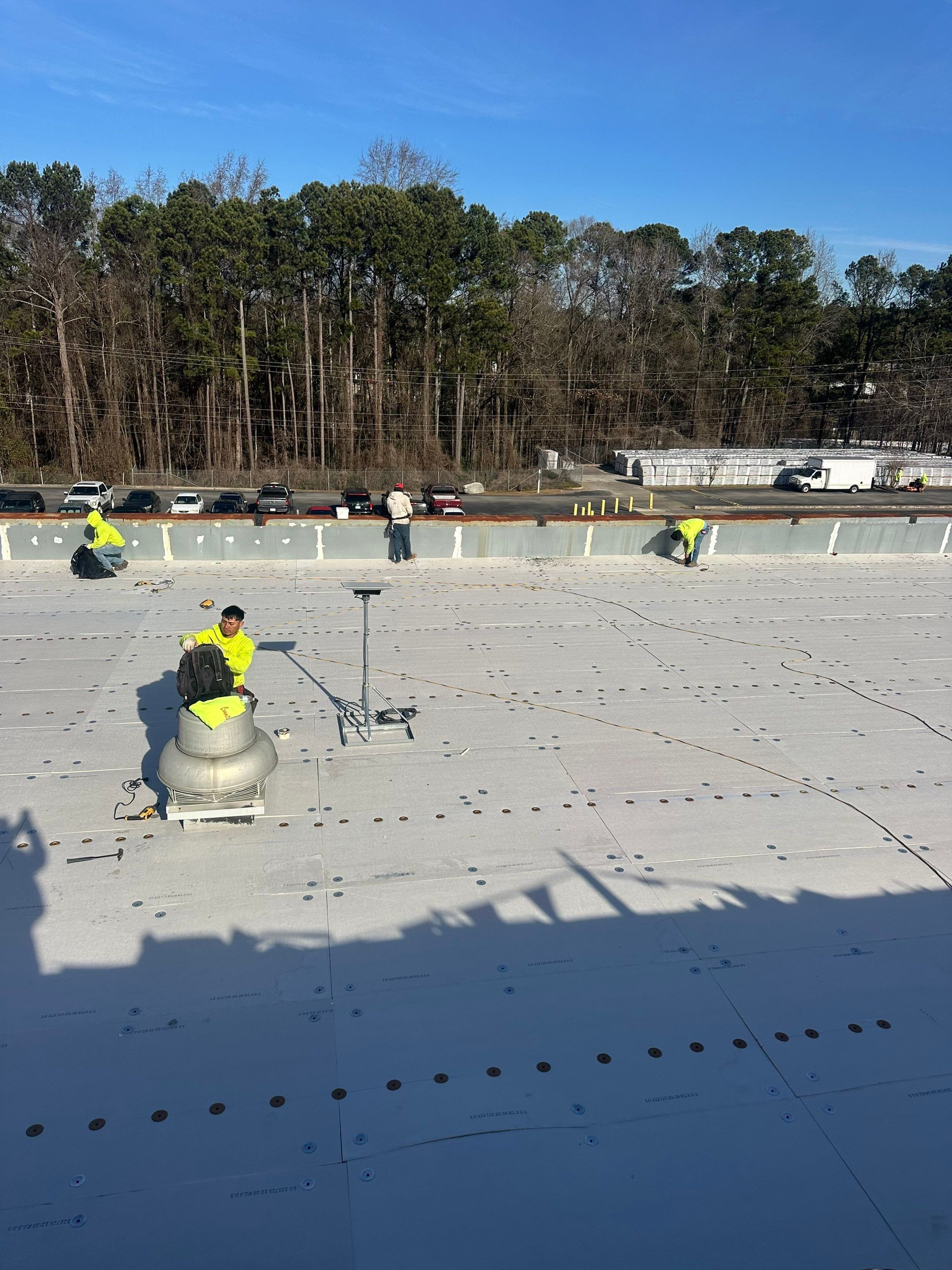 Project in Hampton, GA by Commercial Roofing Group
