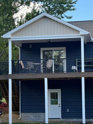Two-Story Residential Addition and New Garage in Hummelstown