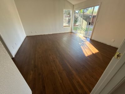Custom Red Oak Hardwood Floor Installation and Finishing in Roseville