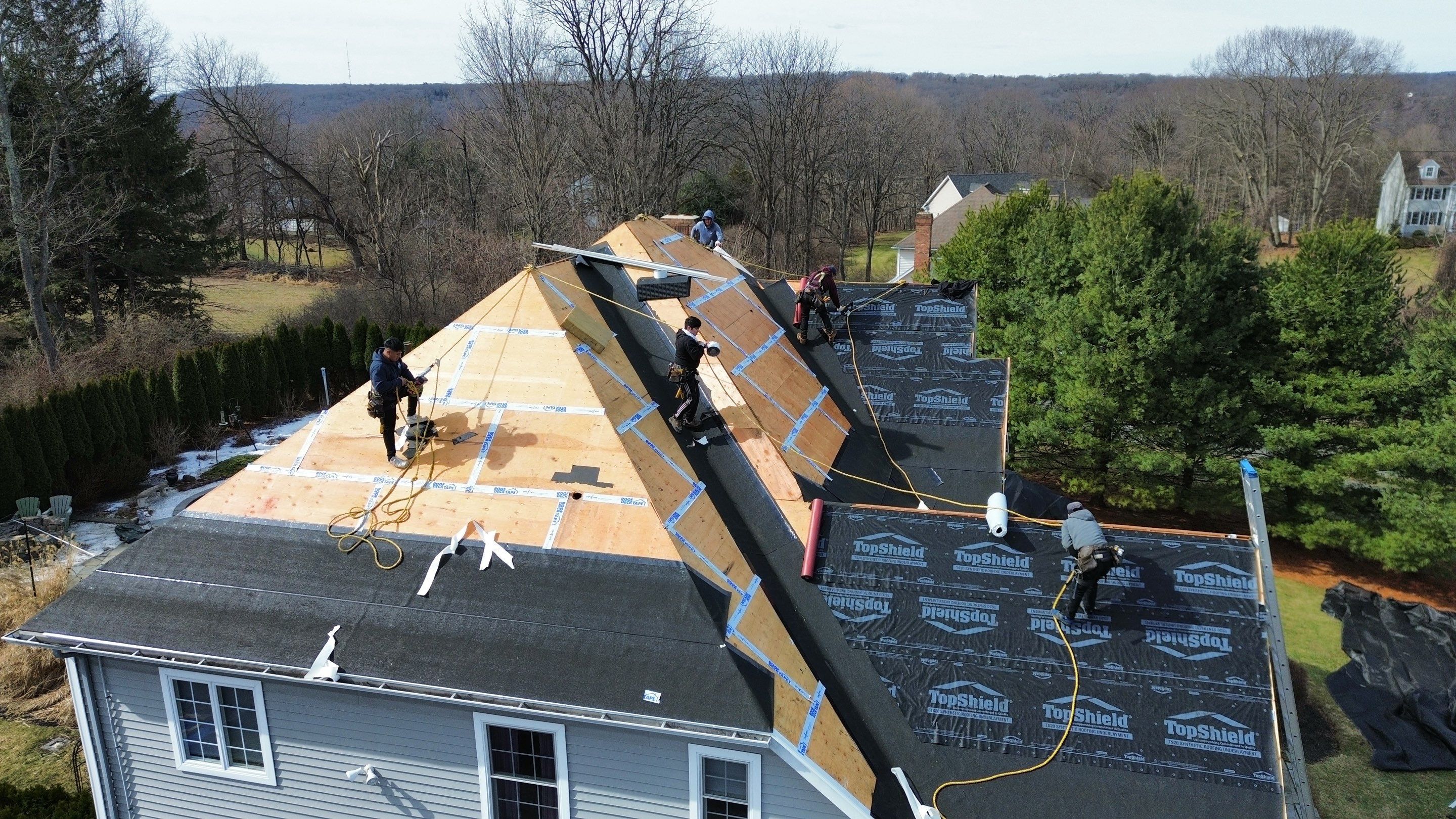 Federowicz Roof Completion by Royal Restoration CT 