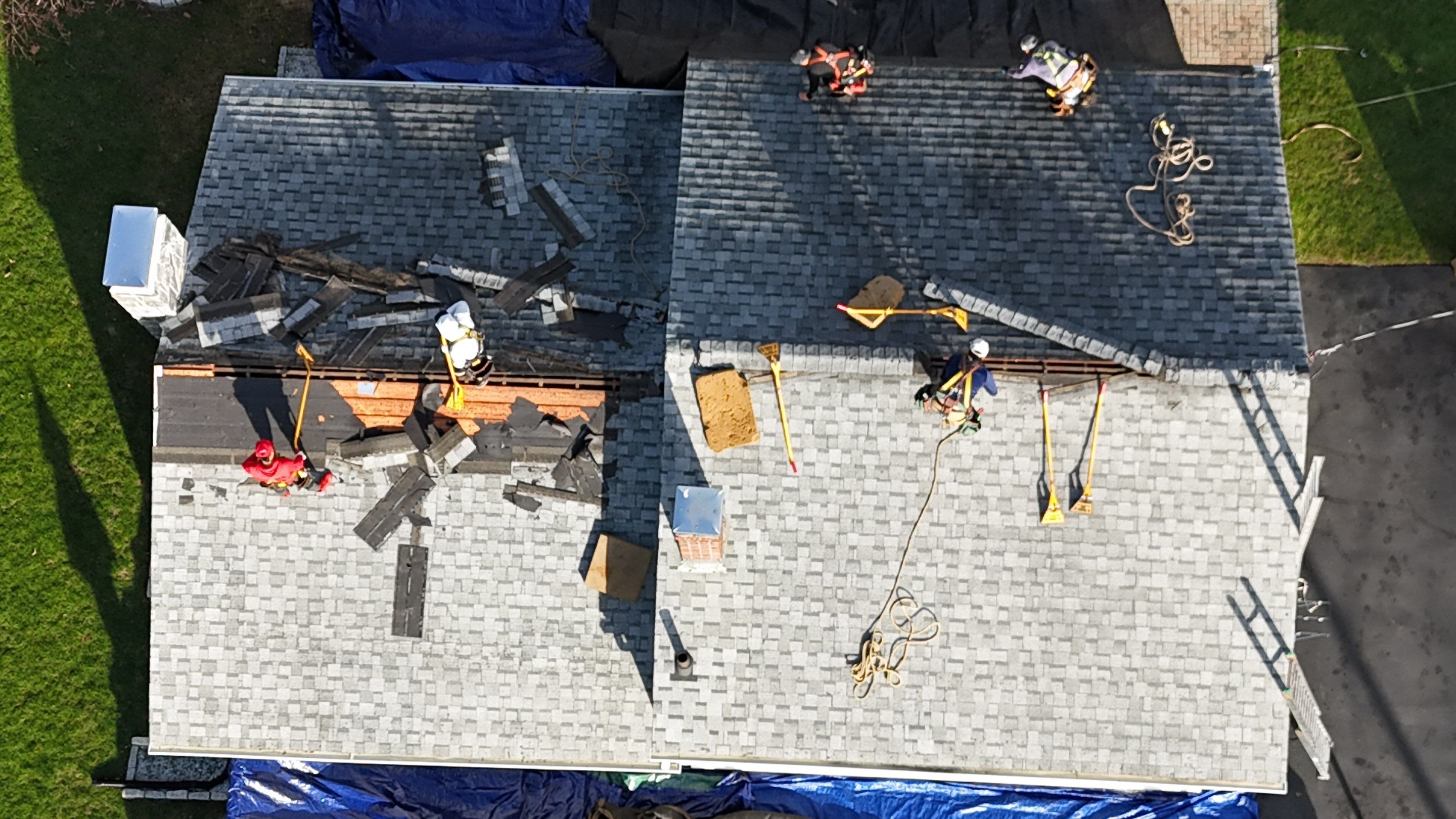 Roof Replacement + Metal Valleys + Snow Belt + Skylights — Carlisle, MA by Mighty Dog Roofing of Greater Middlesex County