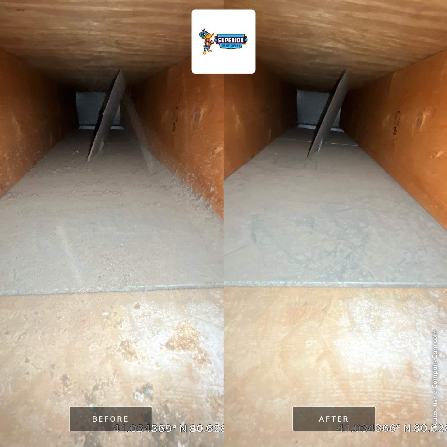 Air Duct Cleaning With a Vacuum Truck in Youngstown, OH by Superior Air Duct Cleaning