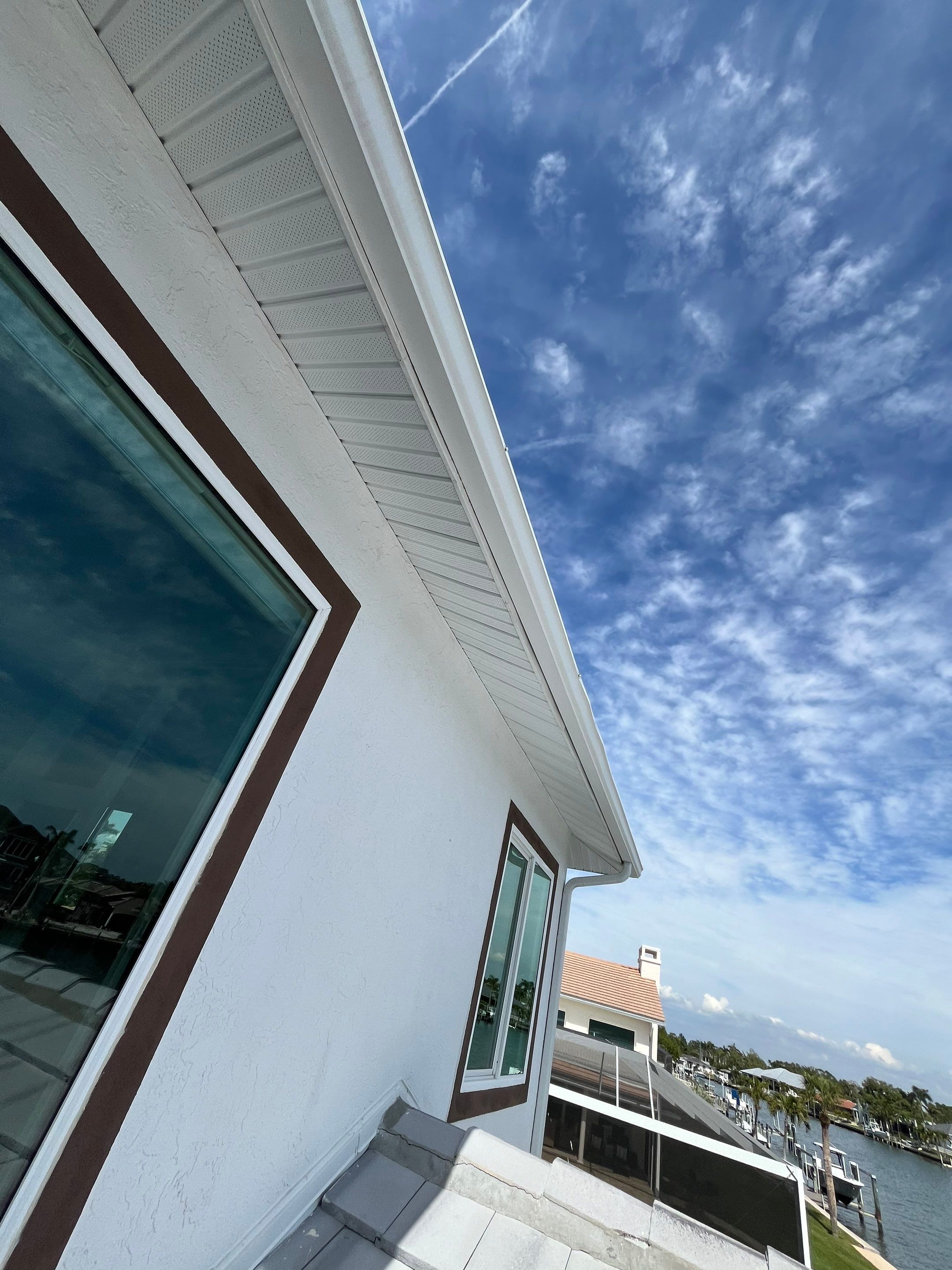 Repainting and Upgrading Gutters in Sarasota FL by Gutter Professors