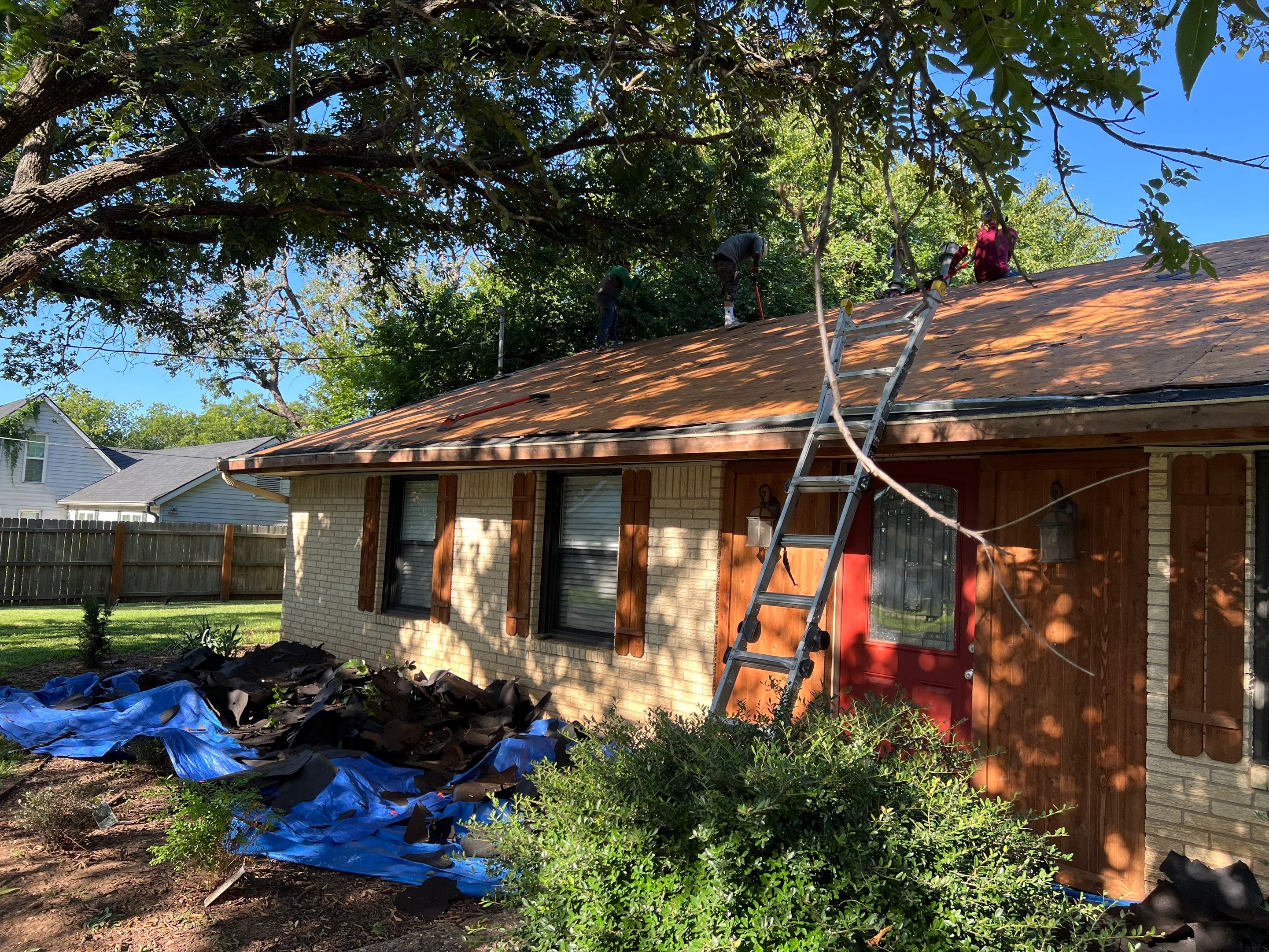 Project in Granbury by Lonestar Roofing and Restoration LLC.