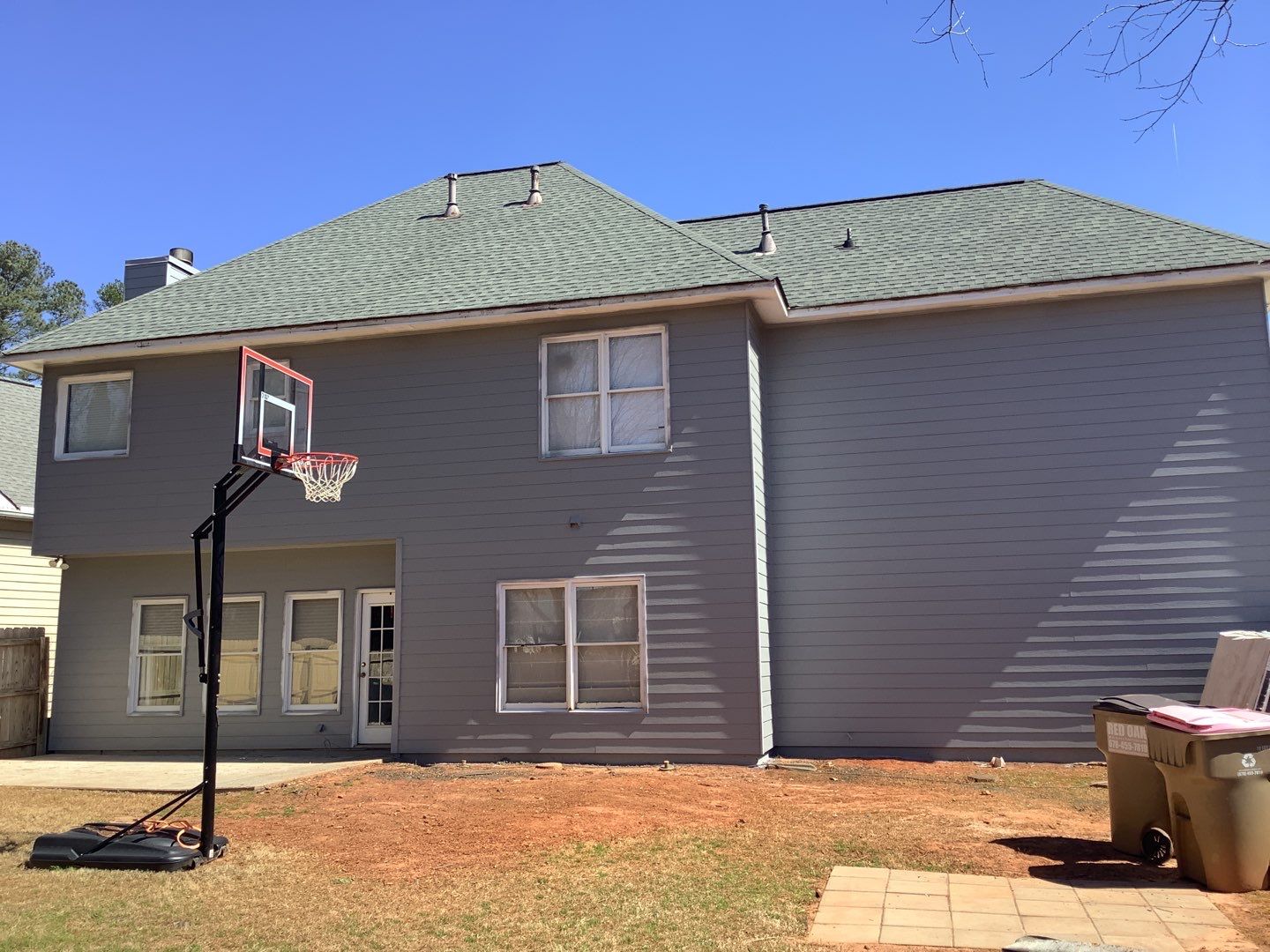 Comprehensive Exterior Renovation Featuring James Hardie Siding in Suwanee by Swift Home Renovations