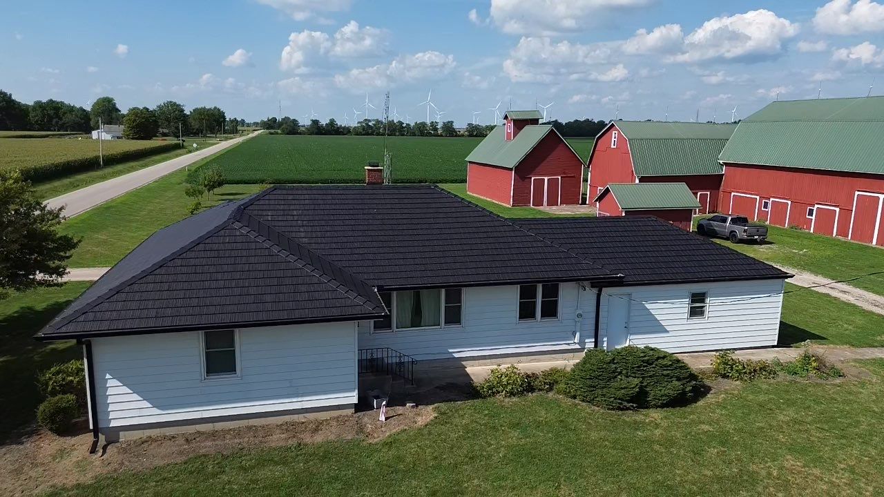 Metal Shake Shingle Roof Installation in Van Wert, Ohio by 4Ever Metal Roofing