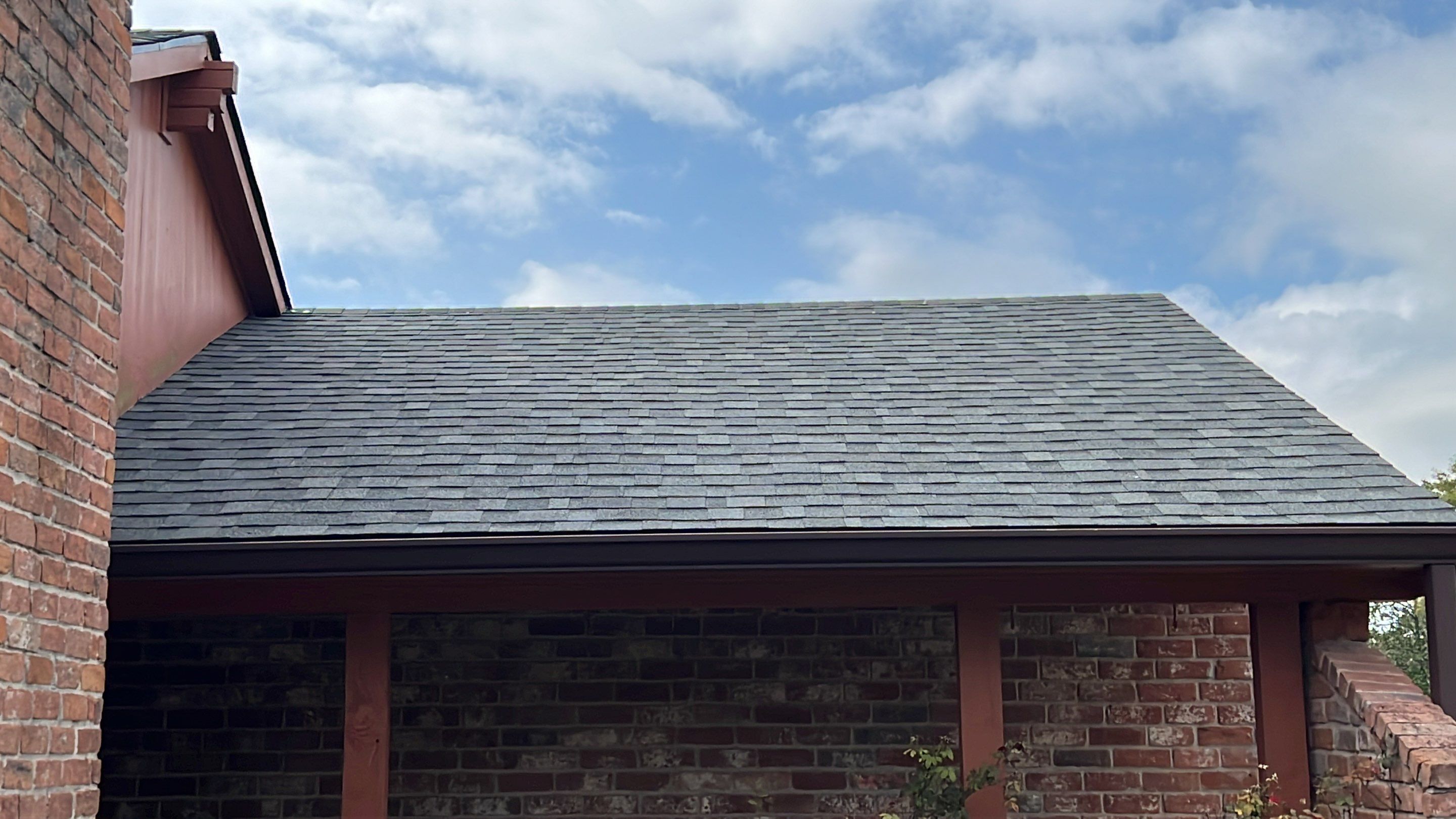 New Gray Shingle Roof on Brick Home — Houston, TX by PL Roofing & SB Roofing, LLC.