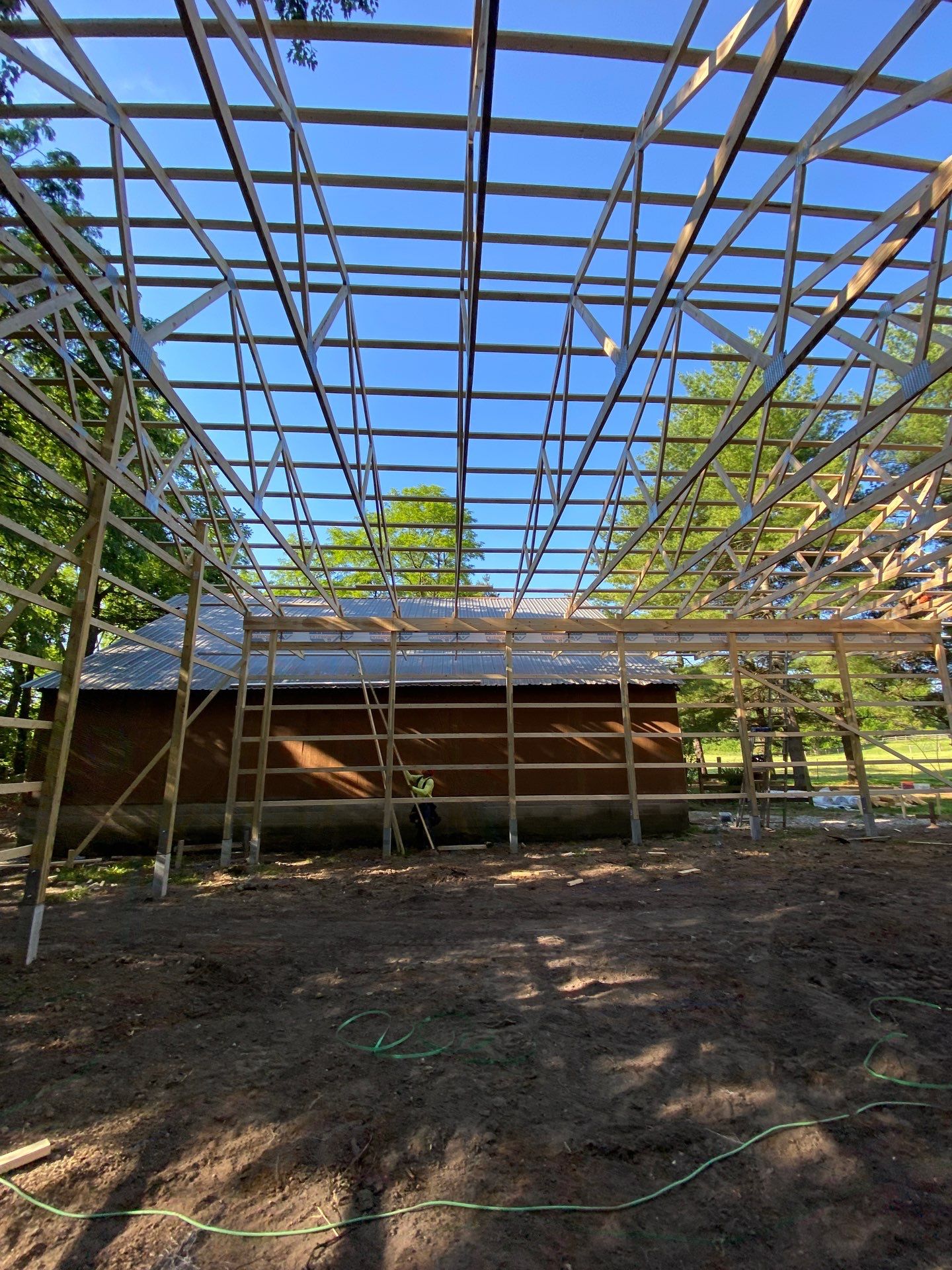 40'x50'x16' Pole Barn Project by The Barn Builders