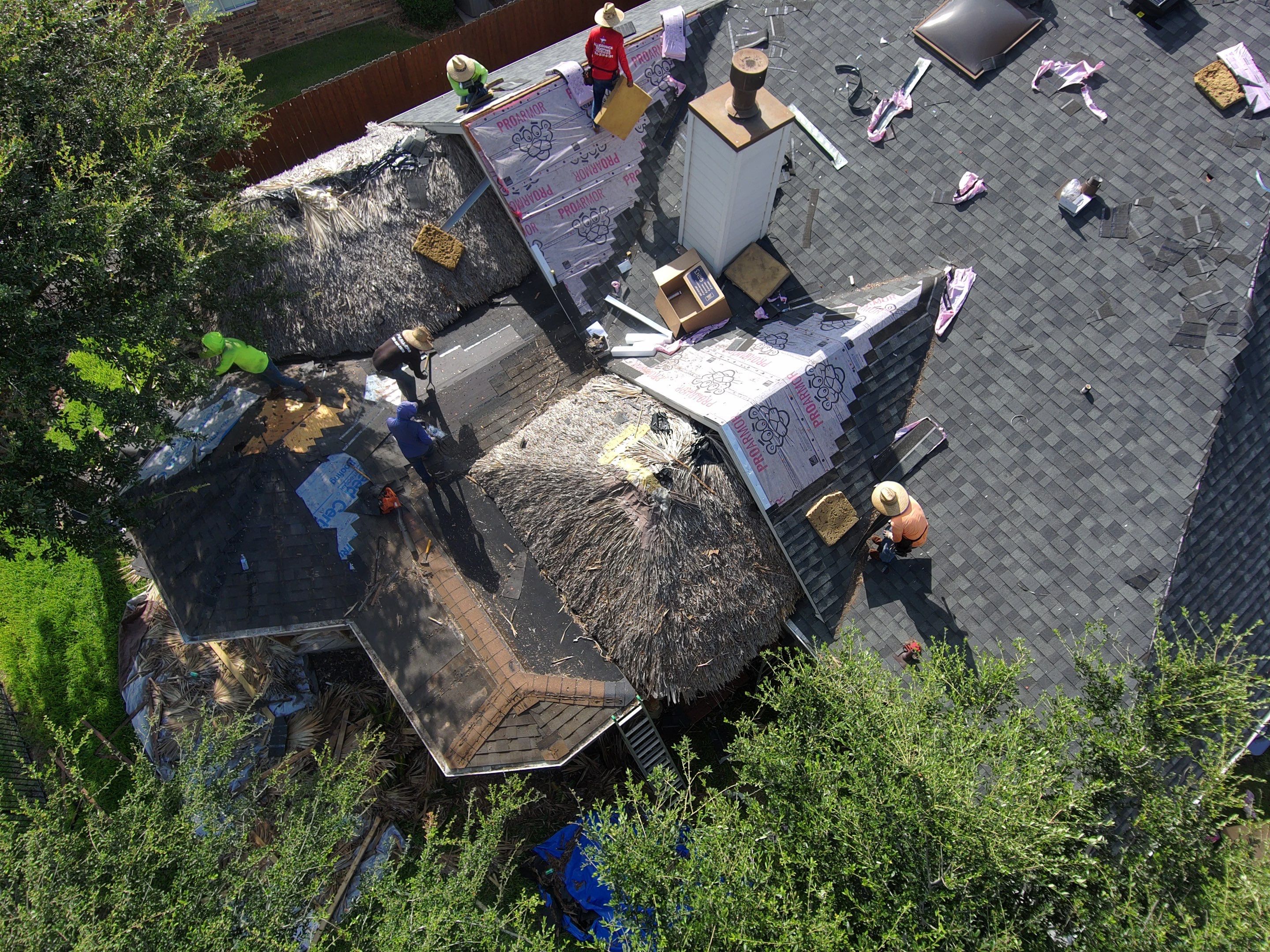 Residential Roofing Installation using Owen's Corning Duration (Lifetime) Shingles by Roof Repair Company