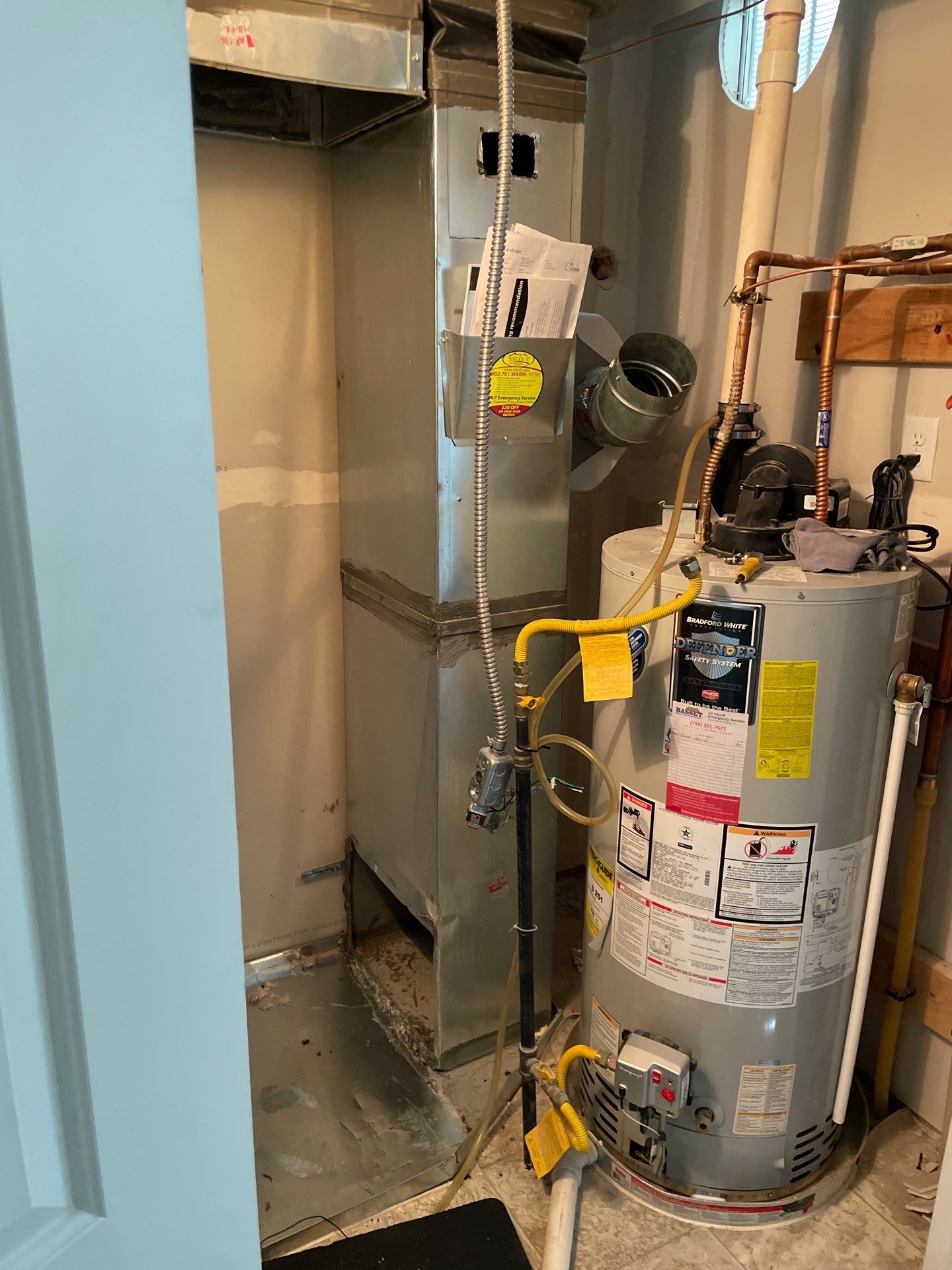 Replaced Furnace and Air Conditioning  by Custom Climate Professionals