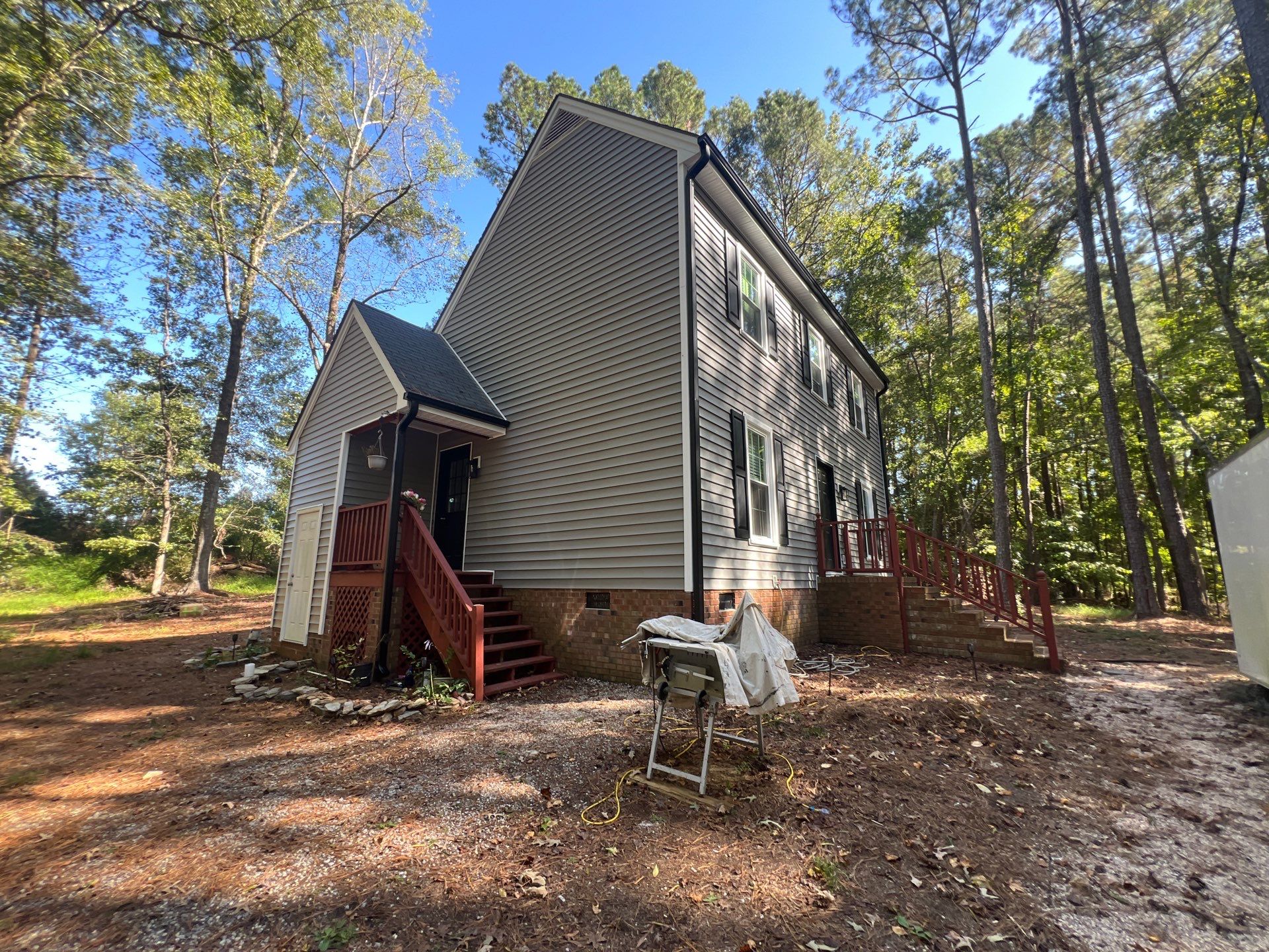 Full Vinyl Siding Replacement and Shutter Installation in Zebulon by The Remodeling Company